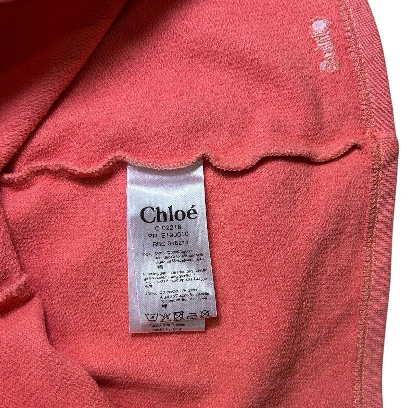 chloma Chloé Baby Girls Coral Ruffle Dress Embroidered Size 6 Month Size XXS / US 00 / IT 34 - 6 Thumbnail