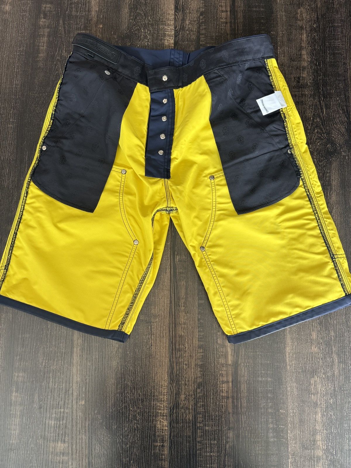 Chrome Hearts Chrome Hearts Half Nylon Half Leather Shorts Size US 32 / EU 48 - 7 Thumbnail