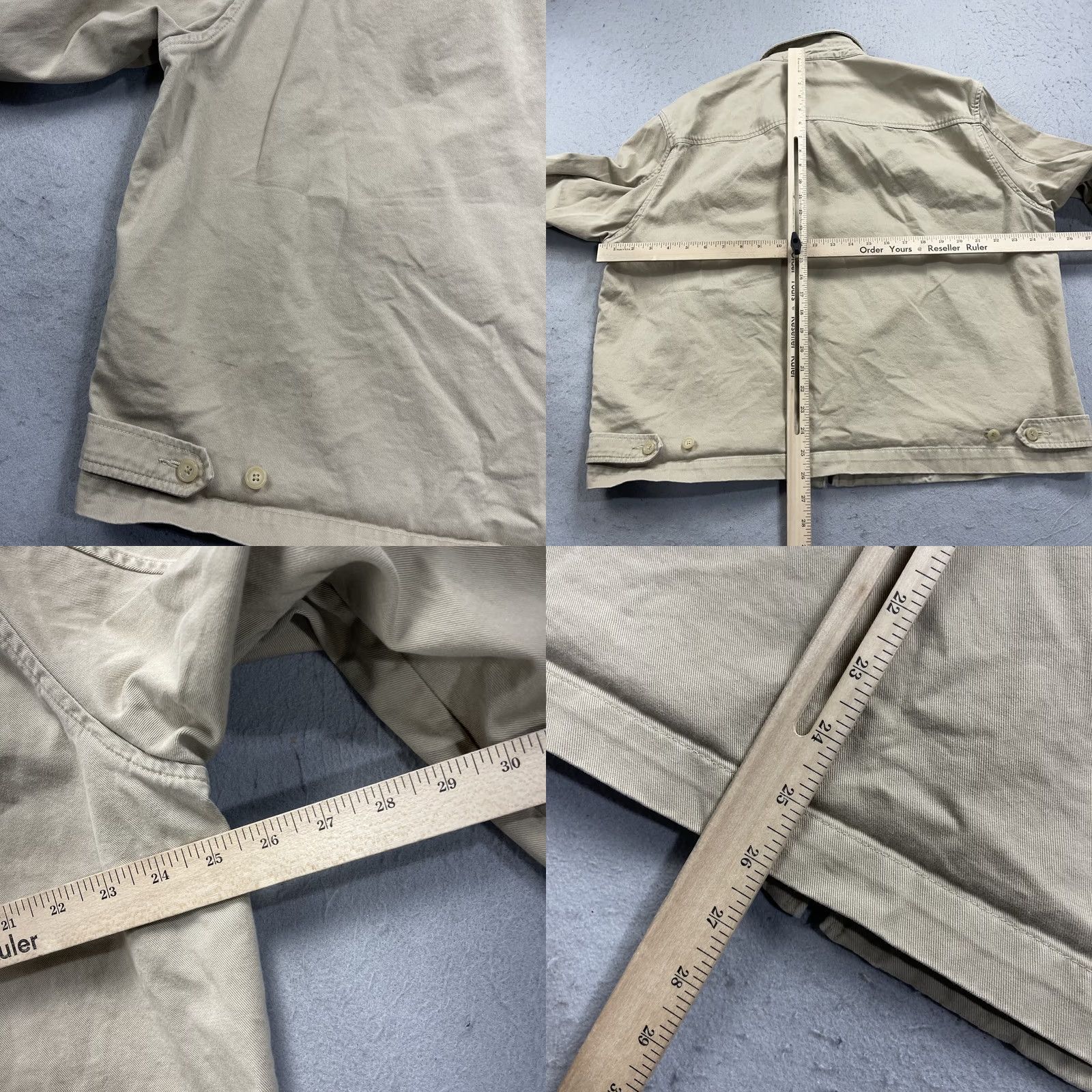 Polo Ralph Lauren VINTAGE Polo Ralph Lauren Jacket Mens XL Beige Cotton Bomber Zip Preppy 90s Size US XXL / EU 58 / 5 - 8 Thumbnail