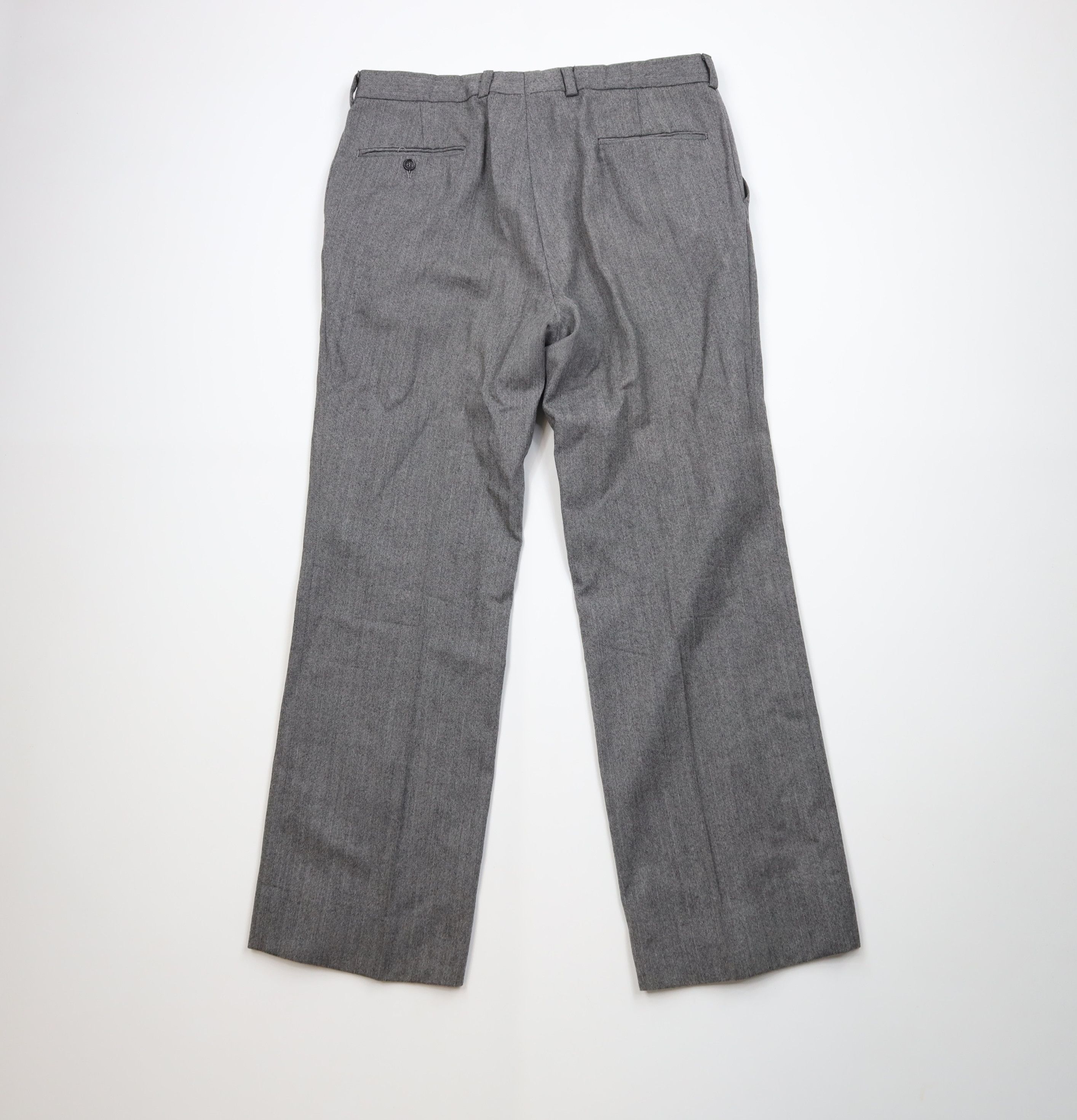 Vintage Vintage 60s 70s Streetwear Wool Wide Leg Chino Pants USA Size US 36 / EU 52 - 10 Thumbnail