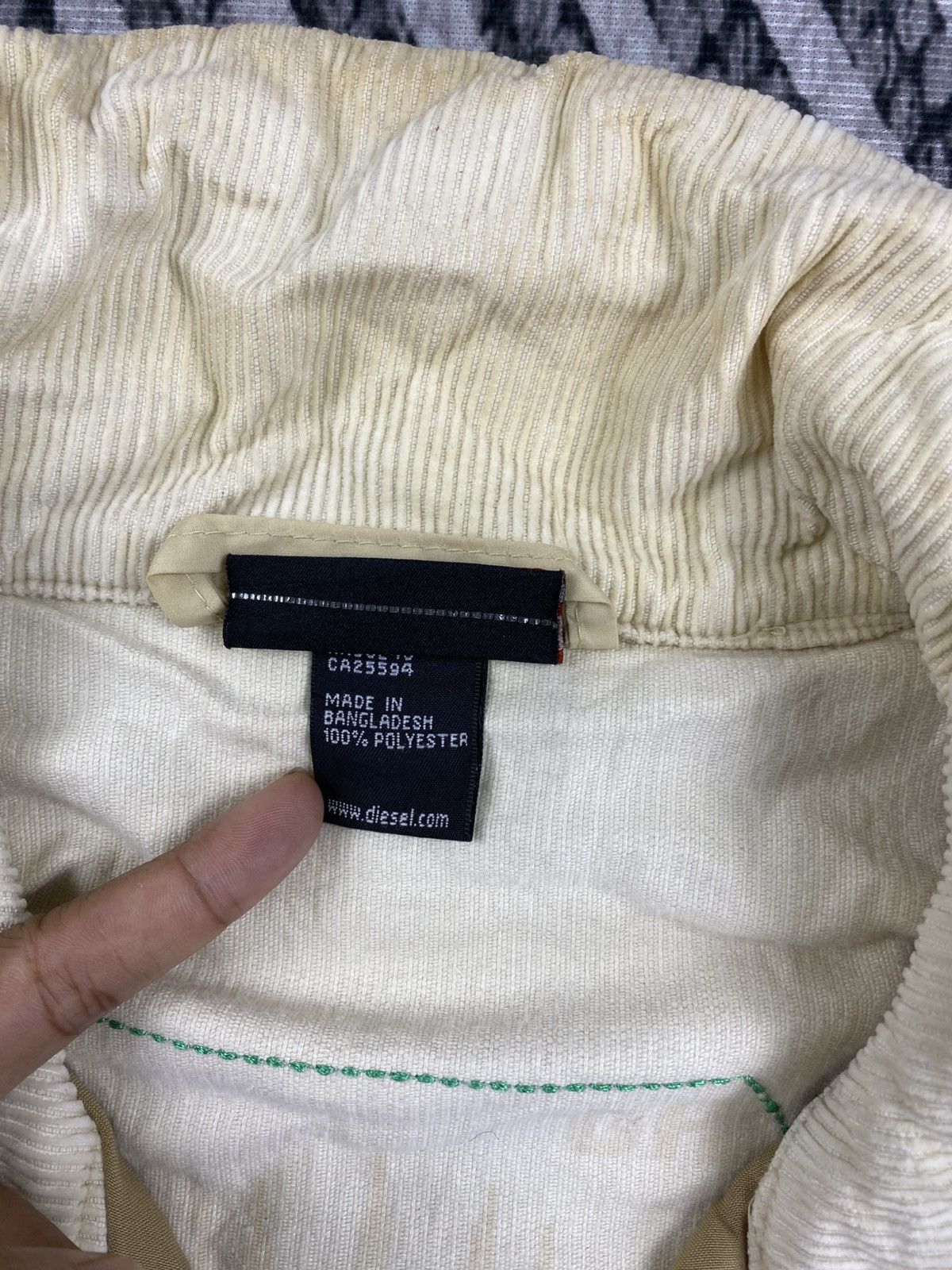 Diesel Vintage Diesel Beige Double Pocket Zipper Jacket Size US L / EU 52-54 / 3 - 10 Thumbnail