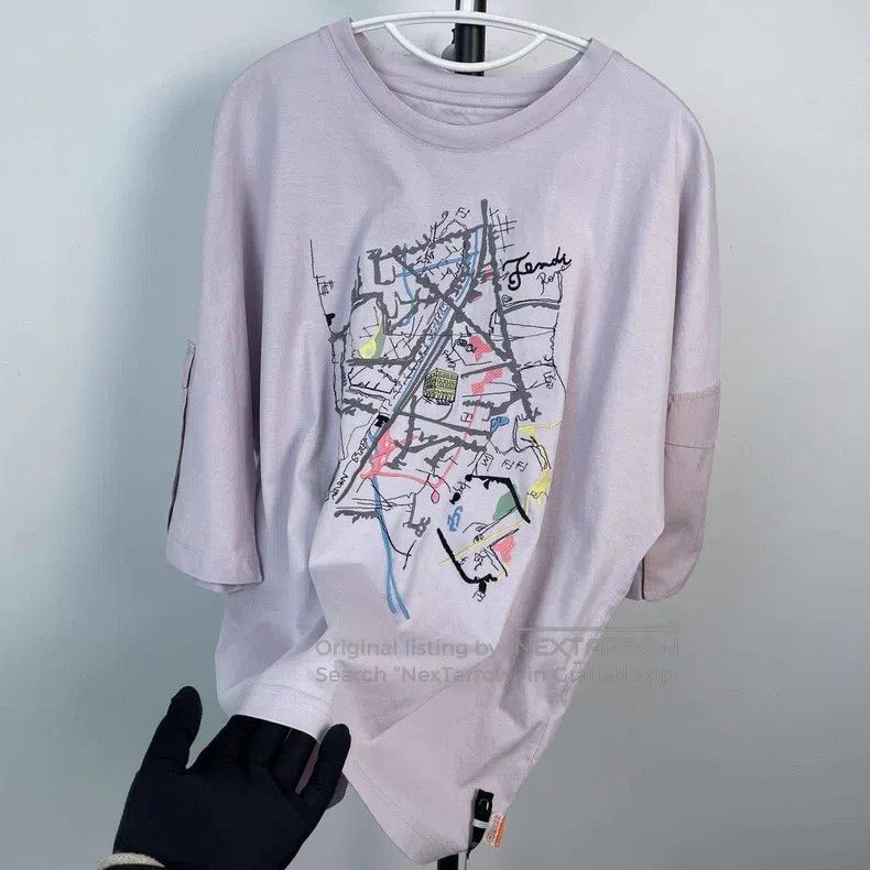 Fendi Fendi Short Sleeve Pink Size US M / EU 48-50 / 2 - 3 Thumbnail