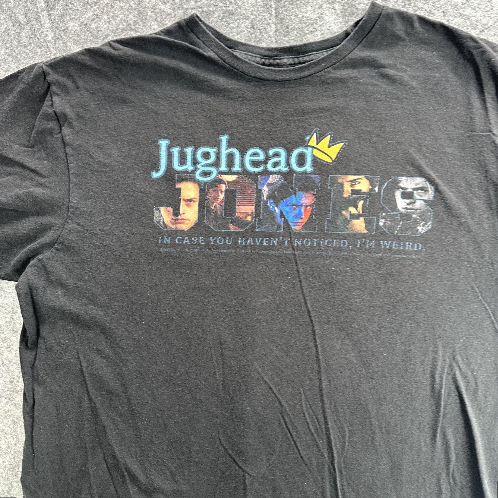 Vintage Jughead Jones Shirt Mens L Black Riverdale TV Show Graphic Tee Quote IN CASE YOU HAVEN'T NOTICED, I'M WEIRD. Size US L / EU 52-54 / 3 - 5 Thumbnail