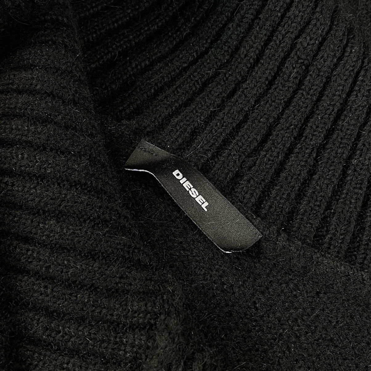 Diesel × Japanese Brand Diesel M-Flox Oversized Button Y2K Cyberpunk Sweater Size S / US 4 / IT 40 - 12 Thumbnail
