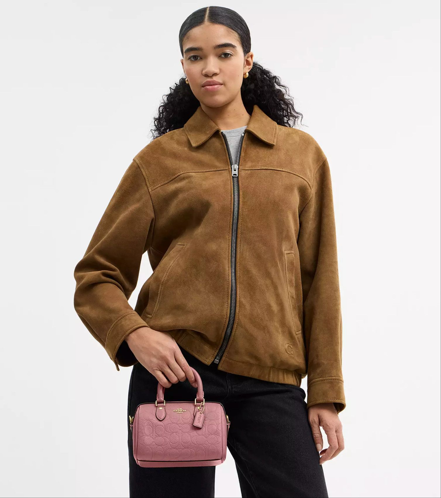 Coach Mini Rowan Crossbody Bag In Signature Leather CCF28 Size ONE SIZE - 7 Thumbnail