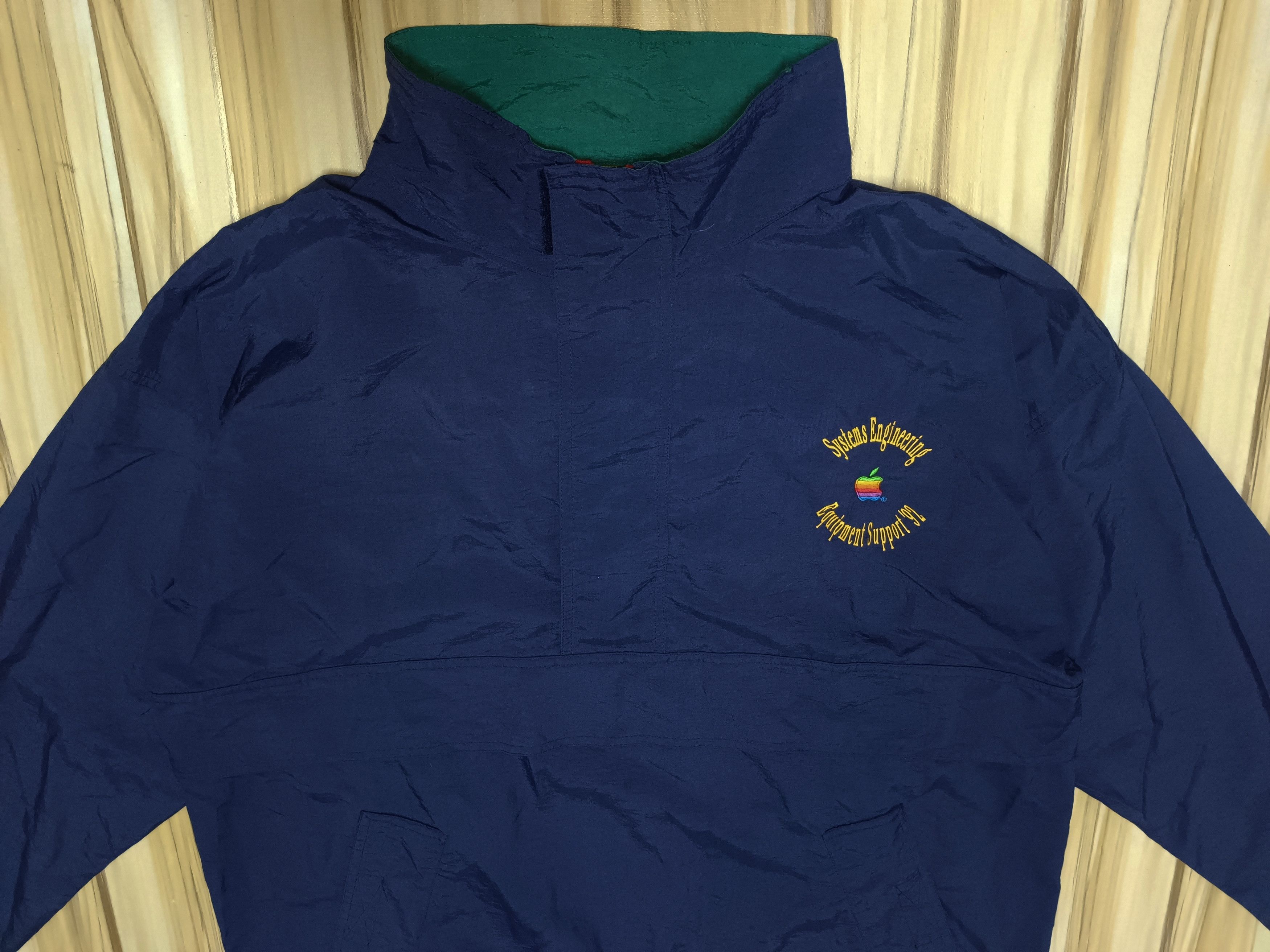 Apple Vintage 90’s Apple windbreaker Jacket Size US L / EU 52-54 / 3 - 2 Thumbnail