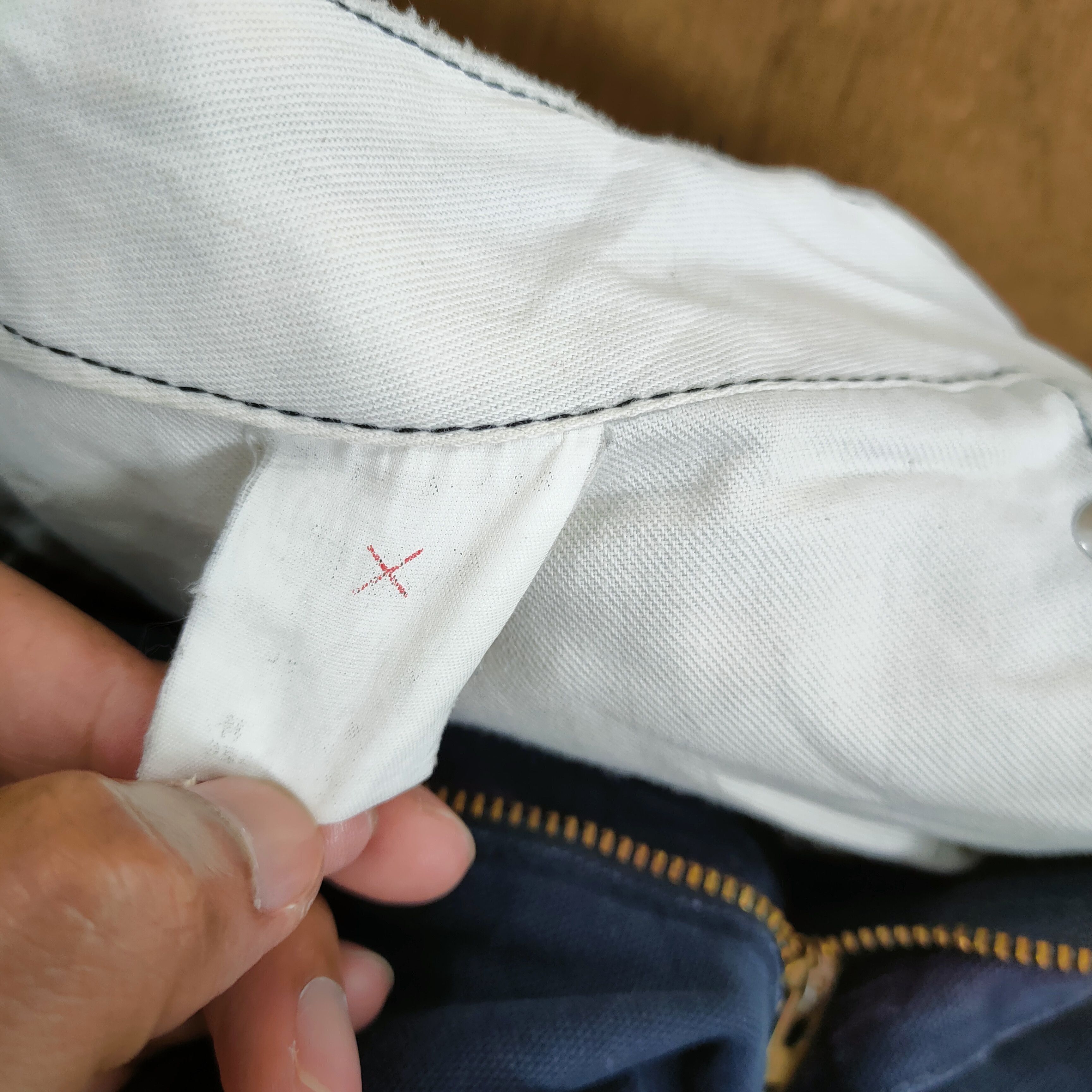 Japanese Brand VINTAGE INTERFACE DARK BLUE TROUSERS CHINO BUSH PANTS Size US 34 / EU 50 - 12 Thumbnail