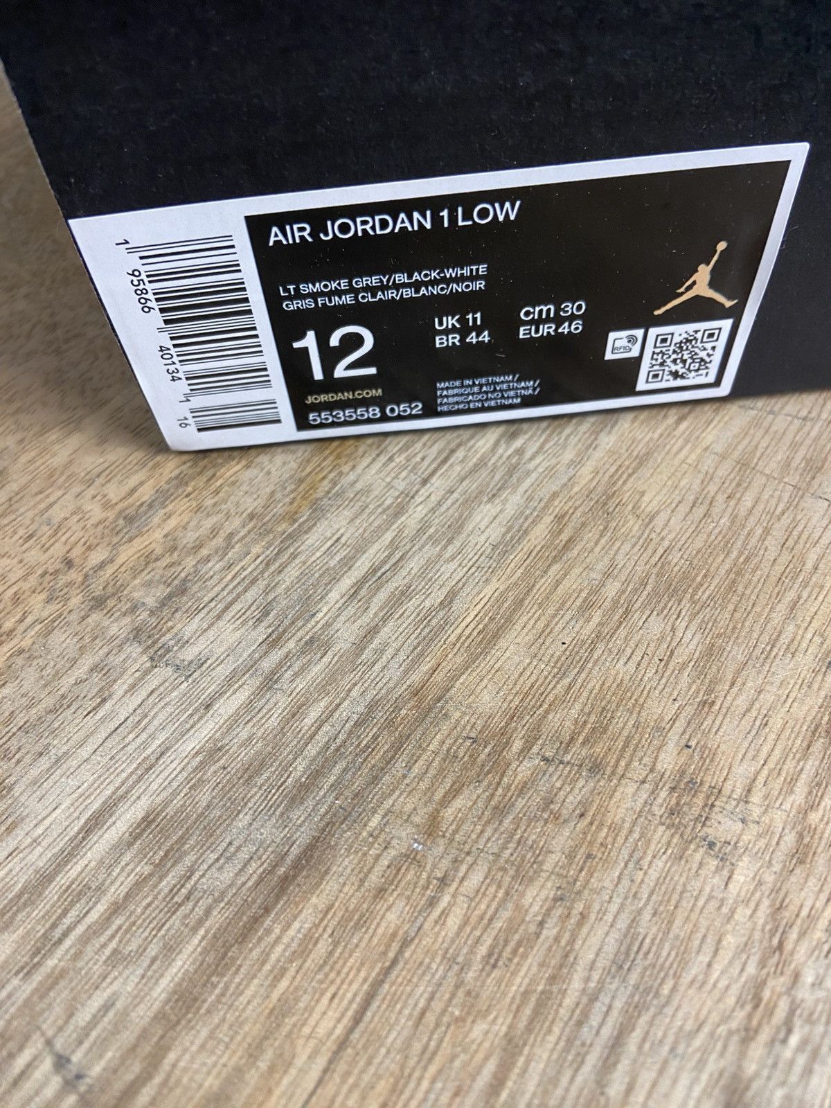 Jordan Brand New Jordan 1 Low Shadow Toe Grey Authentic Size 12US Size US 12 / EU 45 - 13 Thumbnail
