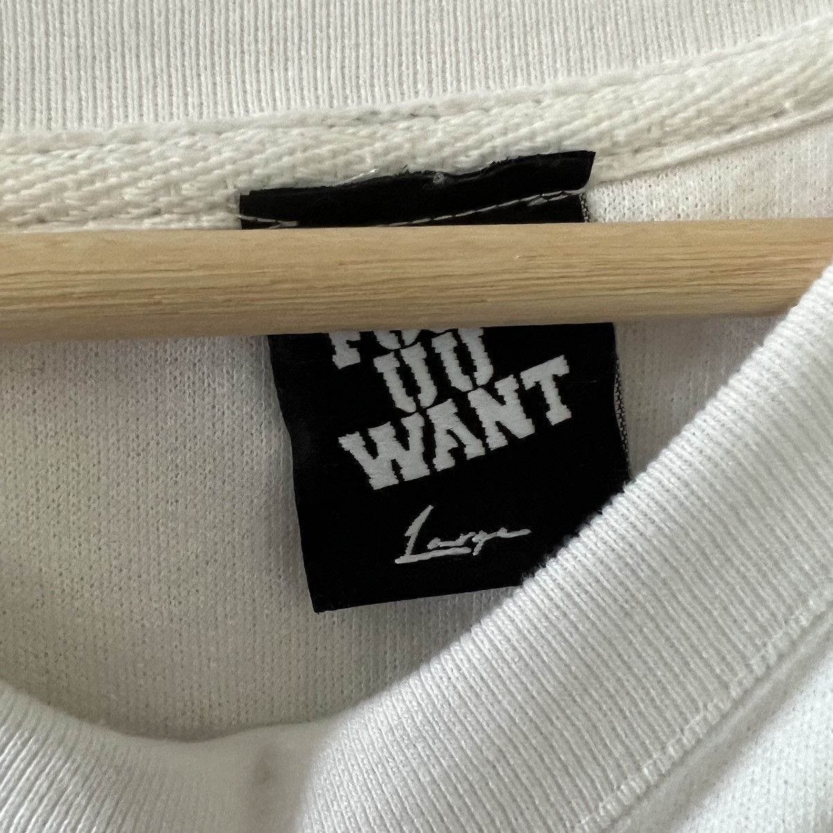 Designer × Fuck The Population Fuccuwant White Long sleeve RARE Size US L / EU 52-54 / 3 - 5 Thumbnail