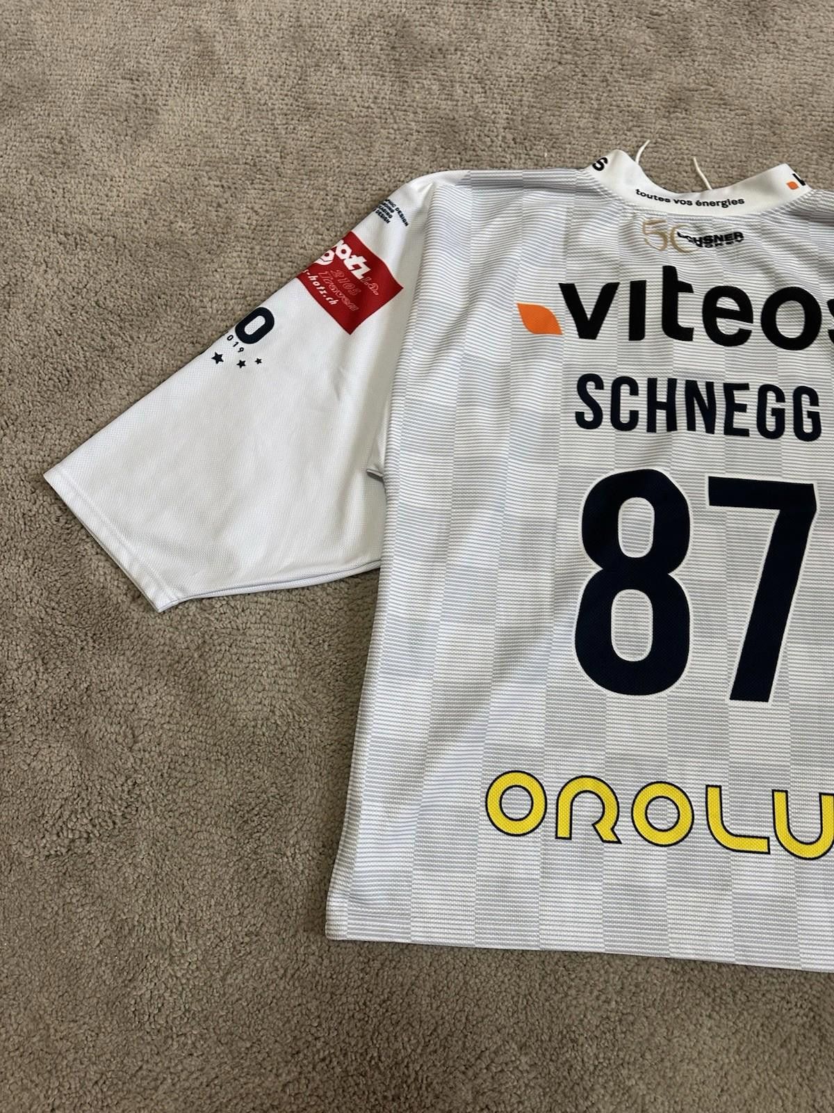 Other HC LA CHAUX DE FONDS HOCKEY SHIRT JERSEY OCHSNER #Schnegg Size US L / EU 52-54 / 3 - 9 Thumbnail
