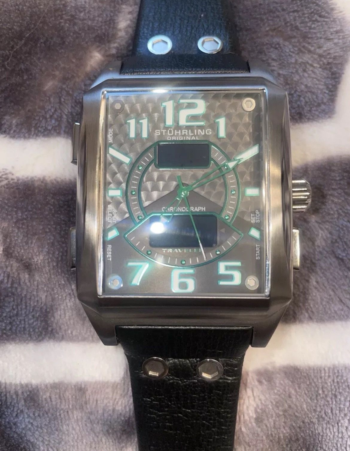 Sturhling STUHRLING ORIGINAL MADMAN TRAVELLERS WATCH Size ONE SIZE - 2 Thumbnail