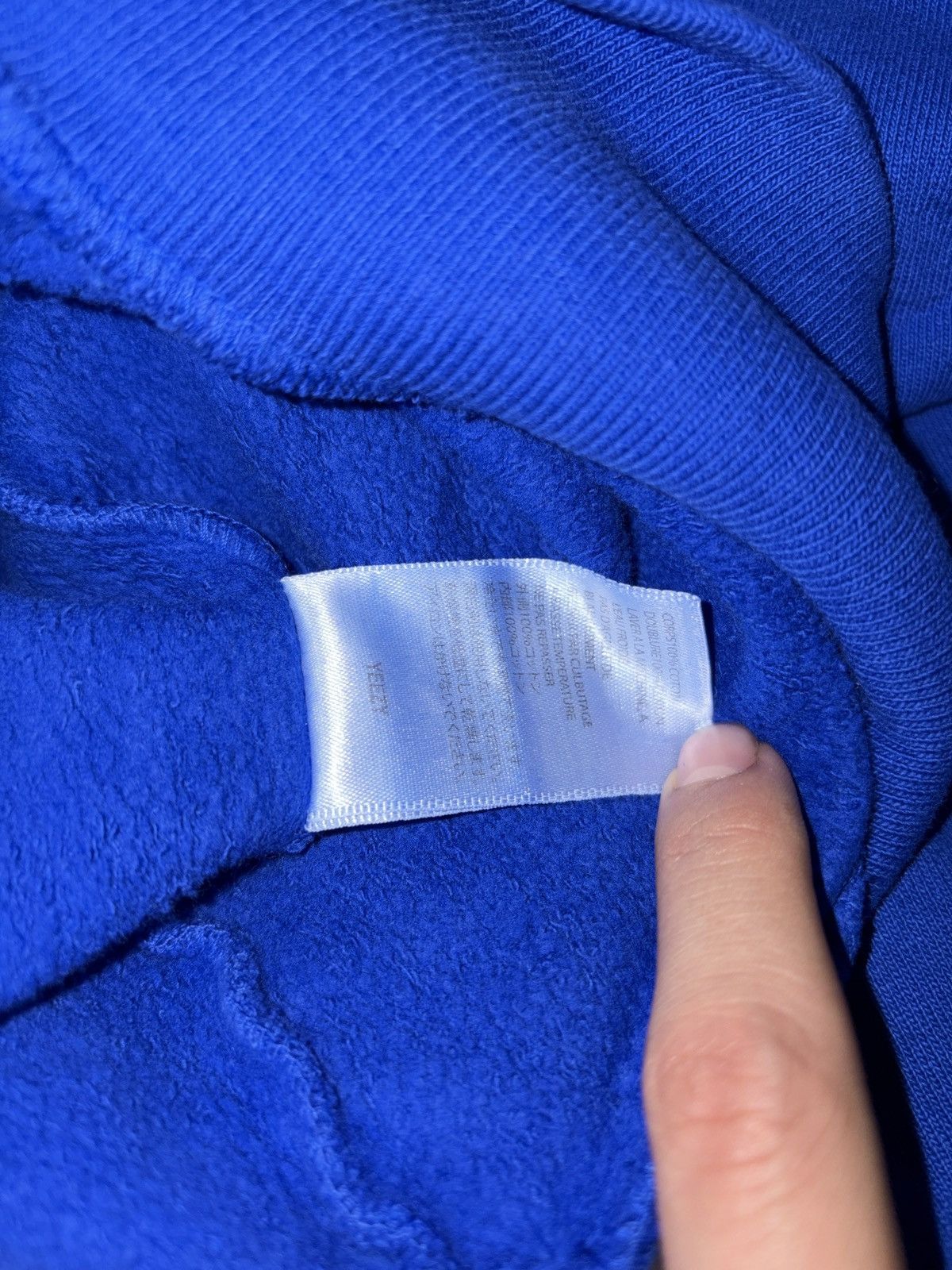 Yeezy Yeezy JIK Cobalt Blue Blank Crewneck Size US S / EU 44-46 / 1 - 7 Thumbnail