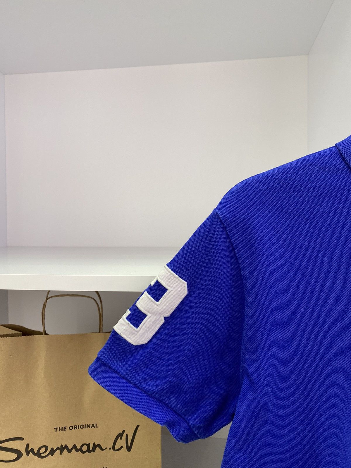 Polo Ralph Lauren × Vintage Vintage Polo Ralph Lauren Blue Polo T-Shirt Size US M / EU 48-50 / 2 - 7 Thumbnail