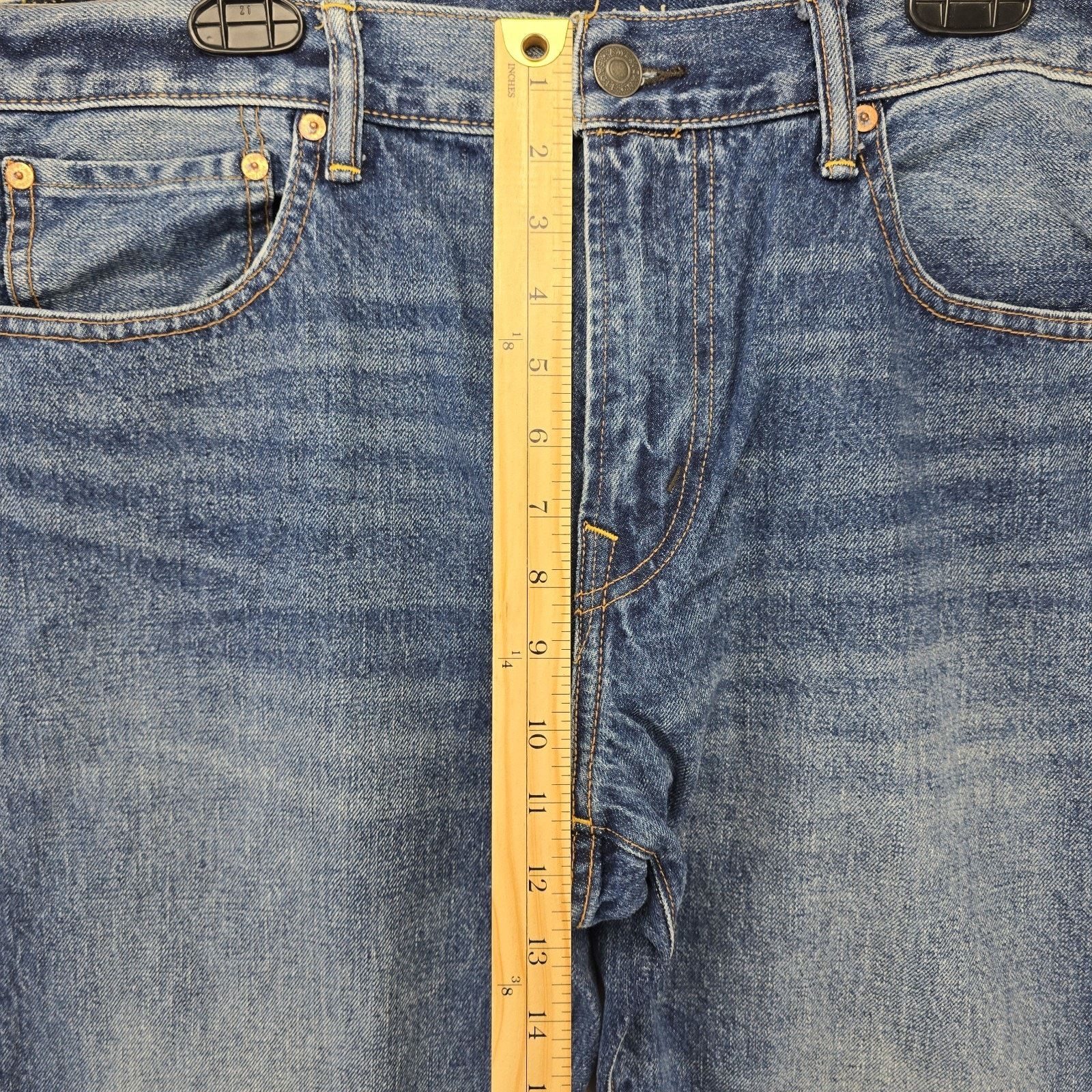 American Eagle Outfitters American Eagle Original Straight Fit Jeans 36x30 (Fits 38x29 Size US 36 / EU 52 - 13 Thumbnail