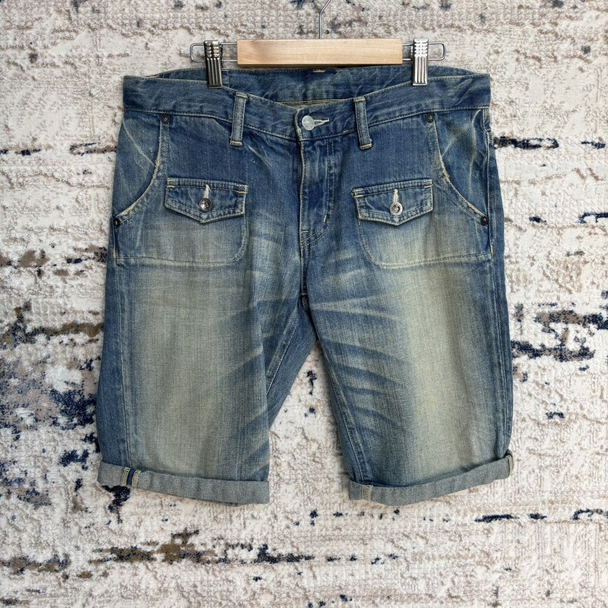 Hysteric Glamour Vintage Hysteric Glamour Denim Short Pants Size US 31 - 1 Thumbnail