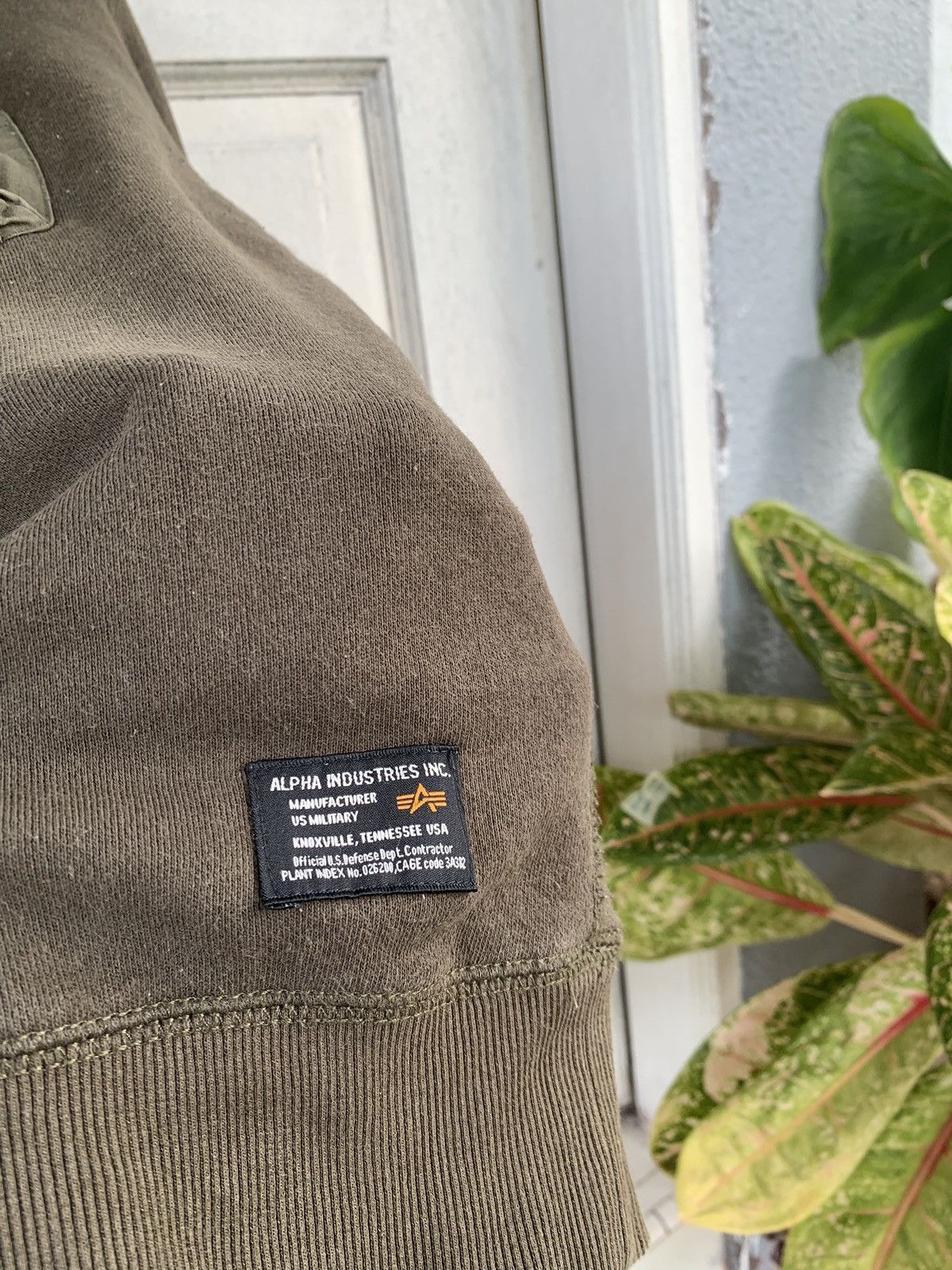 Alpha Industries × Vintage Alpha US Military Single Pocket Sweatshirt #4485-155 Size US M / EU 48-50 / 2 - 5 Thumbnail