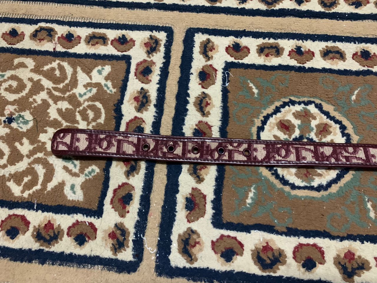 Christian Dior Monsieur christian dior vintage burgundy/ beigesignature monogram Size ONE SIZE - 5 Thumbnail
