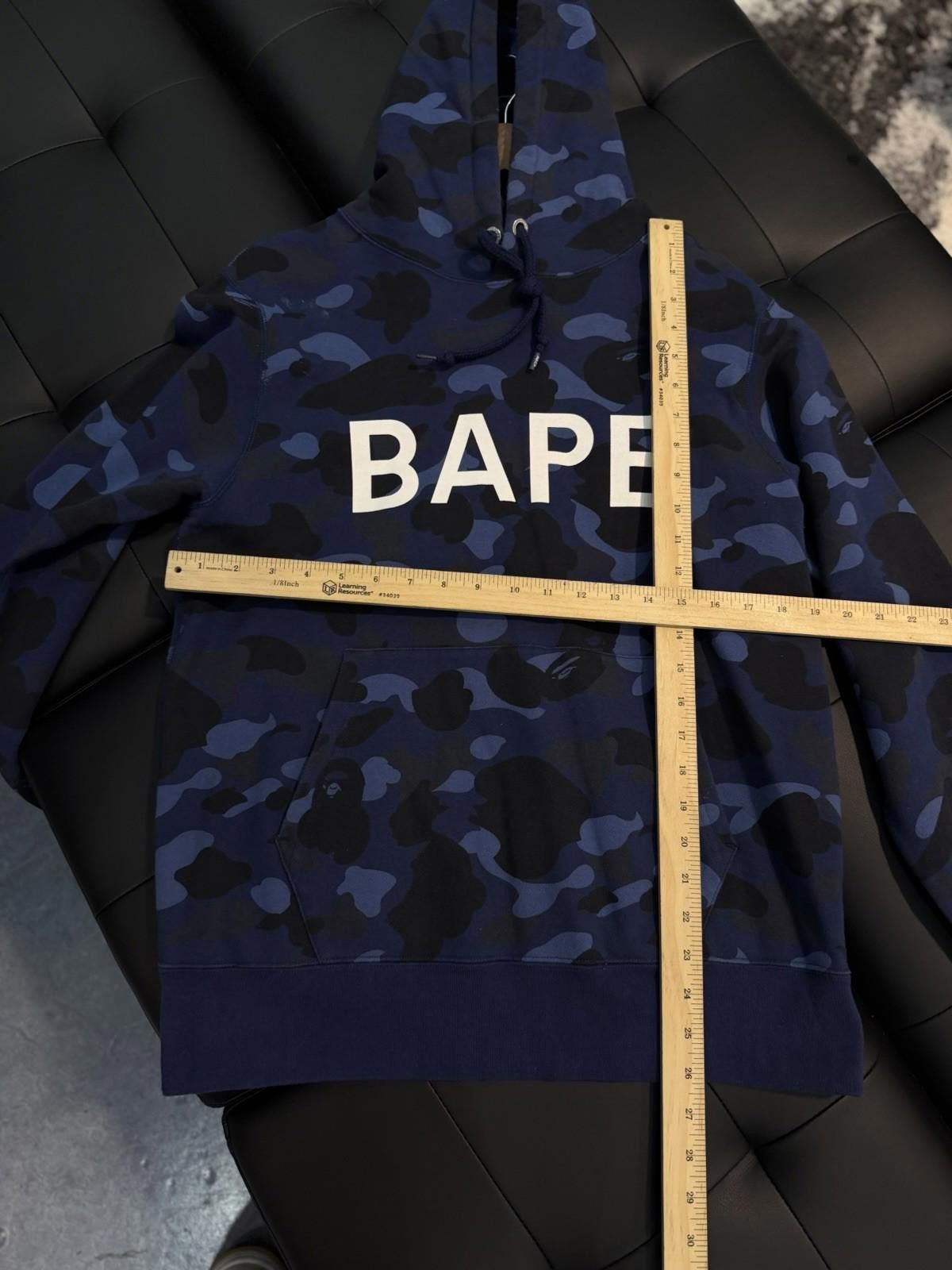 Other A Bathing Ape BAPE Blue Camo Pullover Hoodie Size Large Size US L / EU 52-54 / 3 - 7 Thumbnail