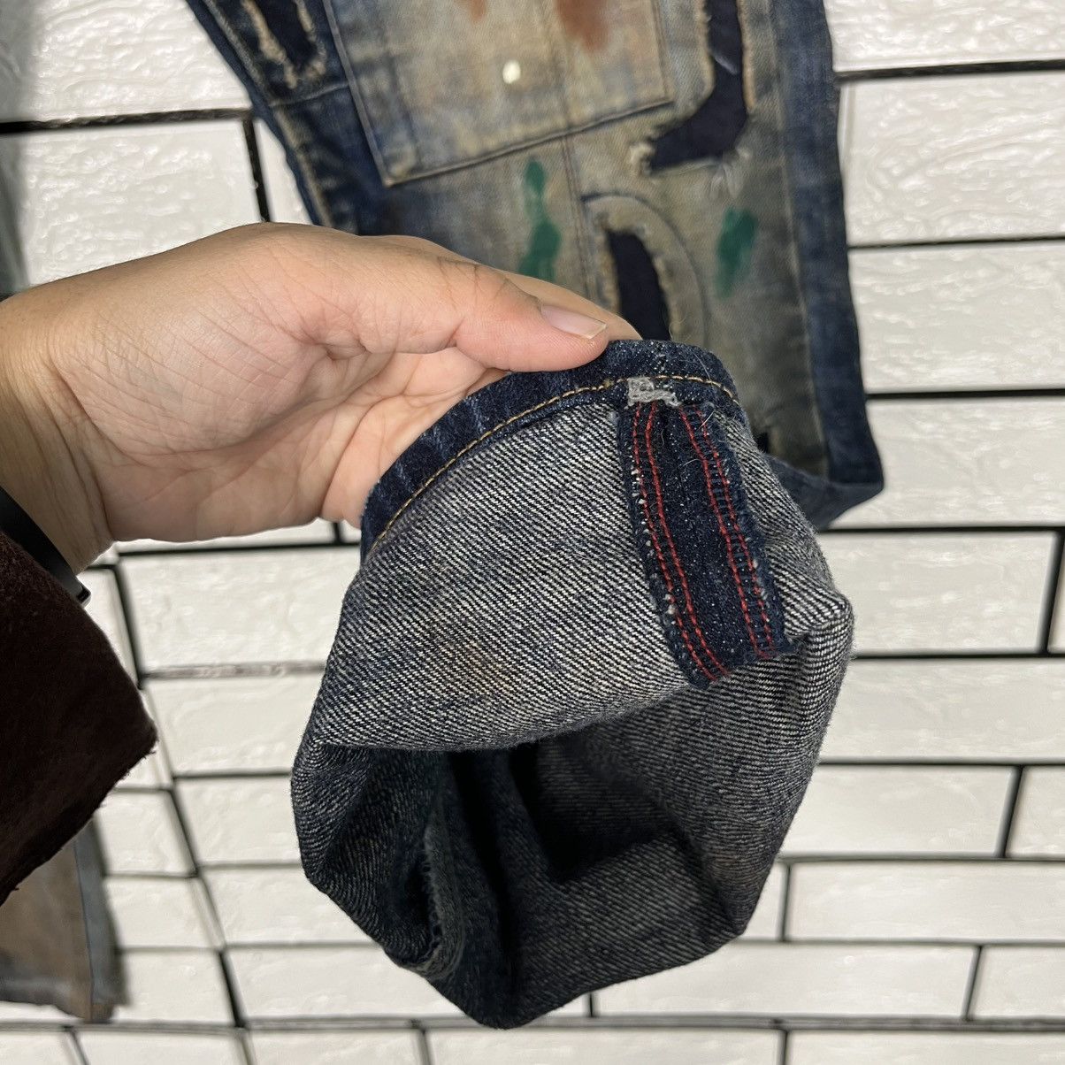 Black Label Vintage Black Label Patchwork Avant Garde Denim Size US 32 / EU 48 - 13 Thumbnail