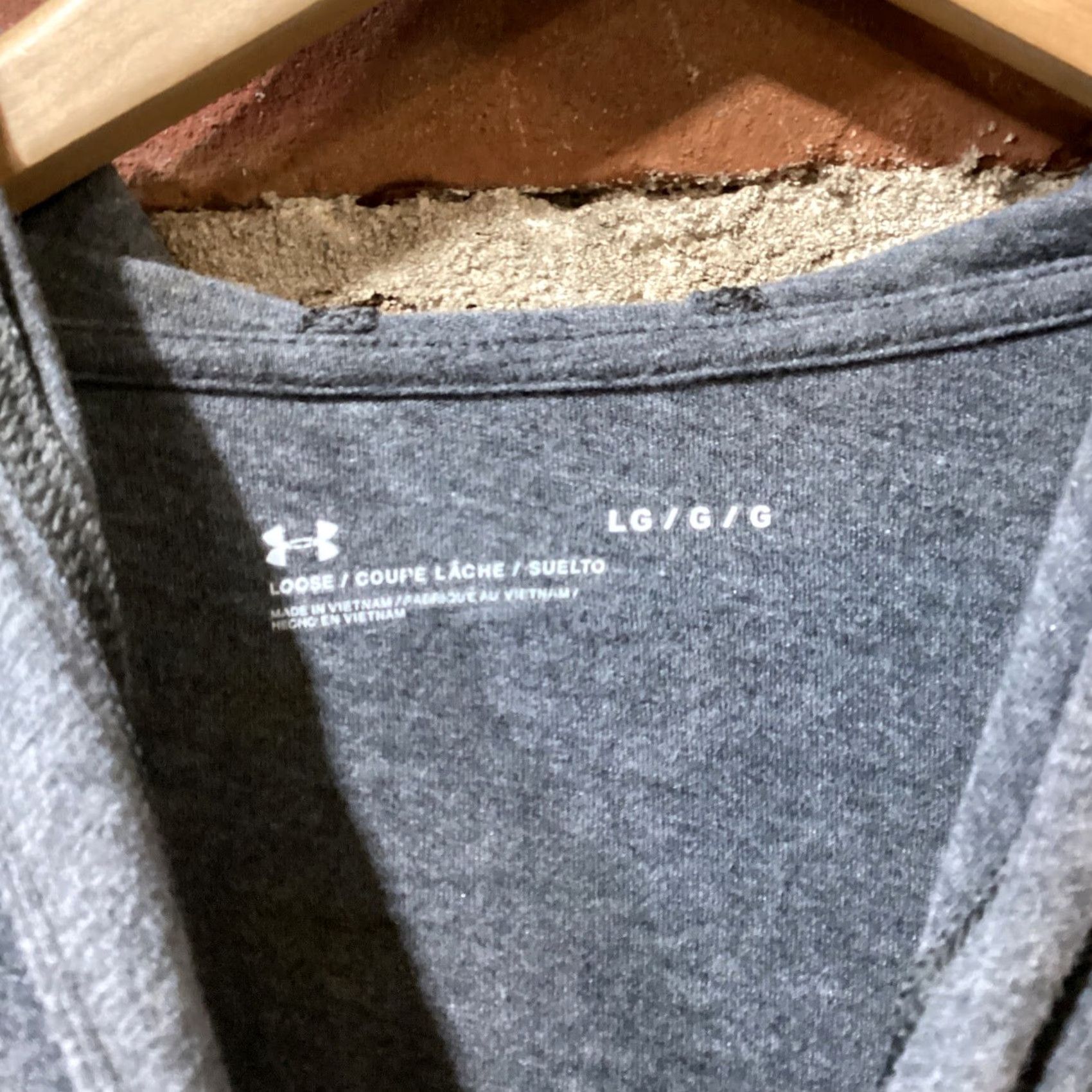 Under Armour Under Armour Womens Gray Lightweight Hooded Pullover Hoodie Size L Size L / US 10 / IT 46 - 3 Thumbnail