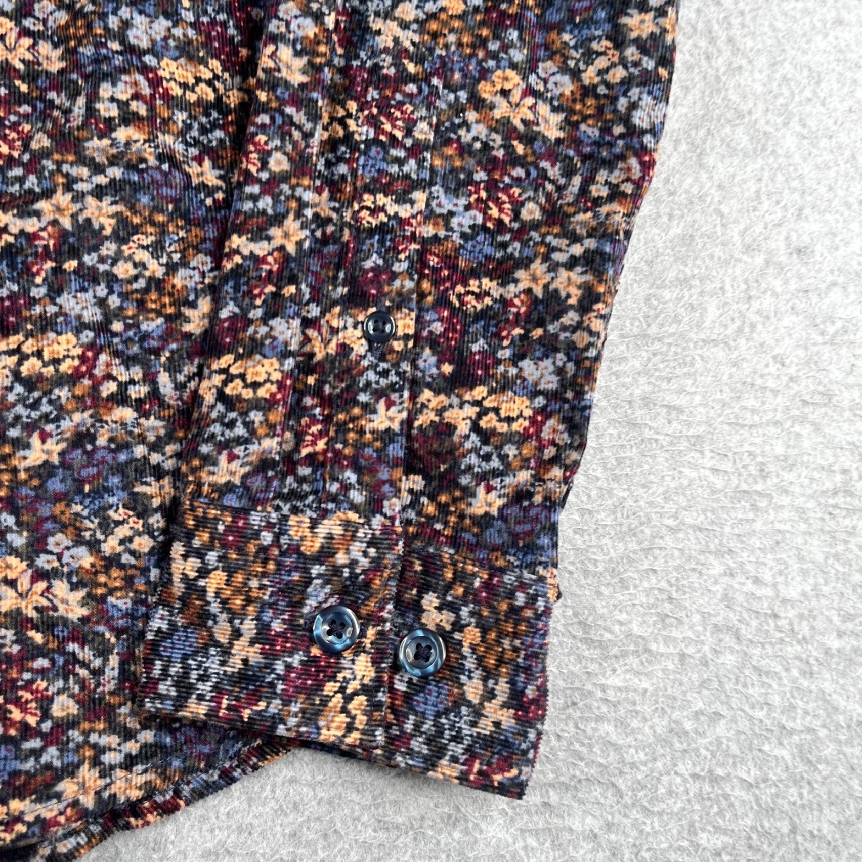 Express Express Shirt Mens Small Multicolor Floral Button-Up Long Sleeve NWT Size US S / EU 44-46 / 1 - 2 Thumbnail