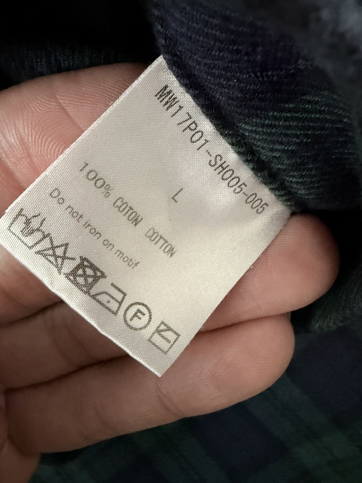 Mastermind World reversible distressed flannel Size US L / EU 52-54 / 3 - 15 Thumbnail