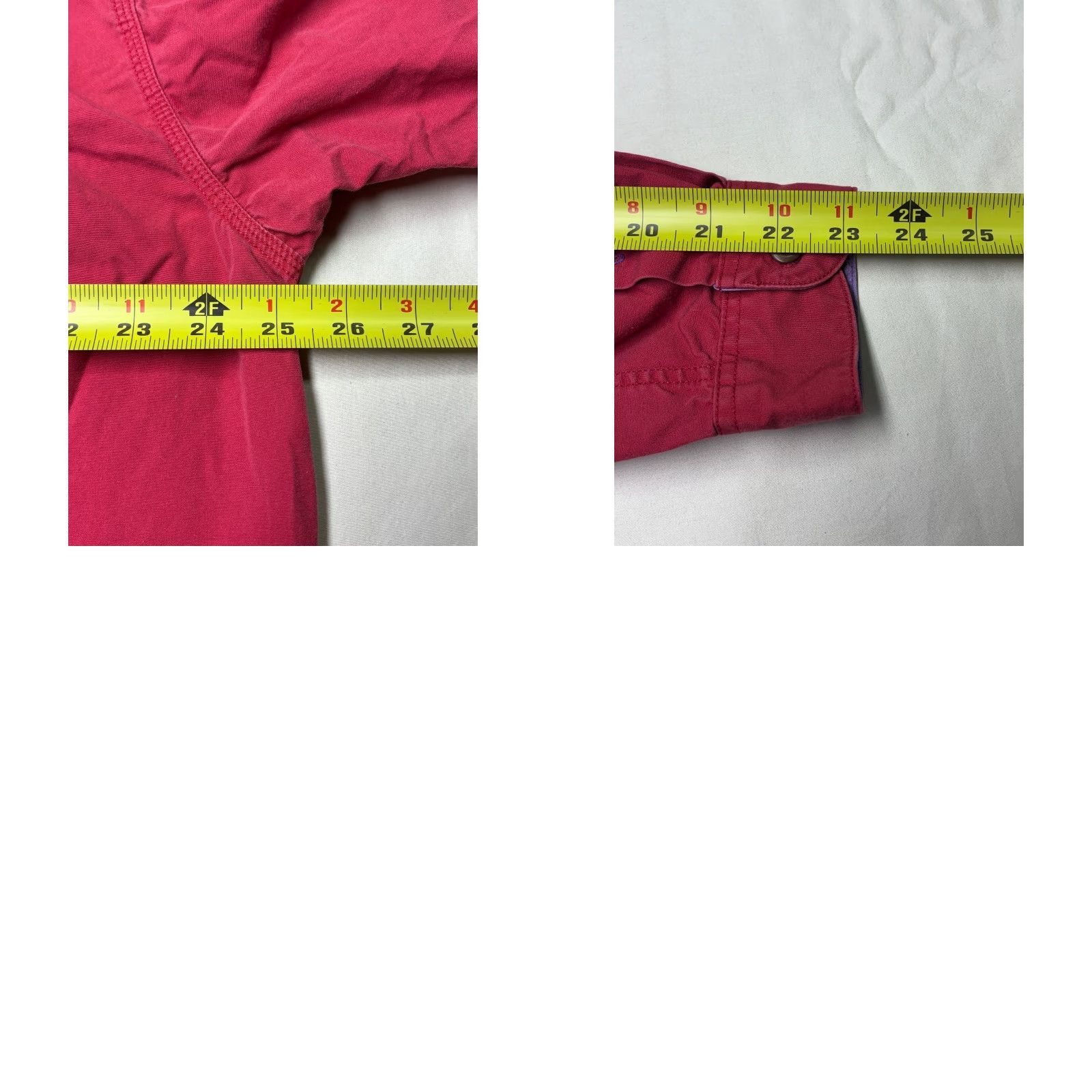 Patagonia VINTAGE Patagonia Mens Large Red Cotton Canvas Long Sleeve Button Down Shirt L Size US L / EU 52-54 / 3 - 8 Thumbnail