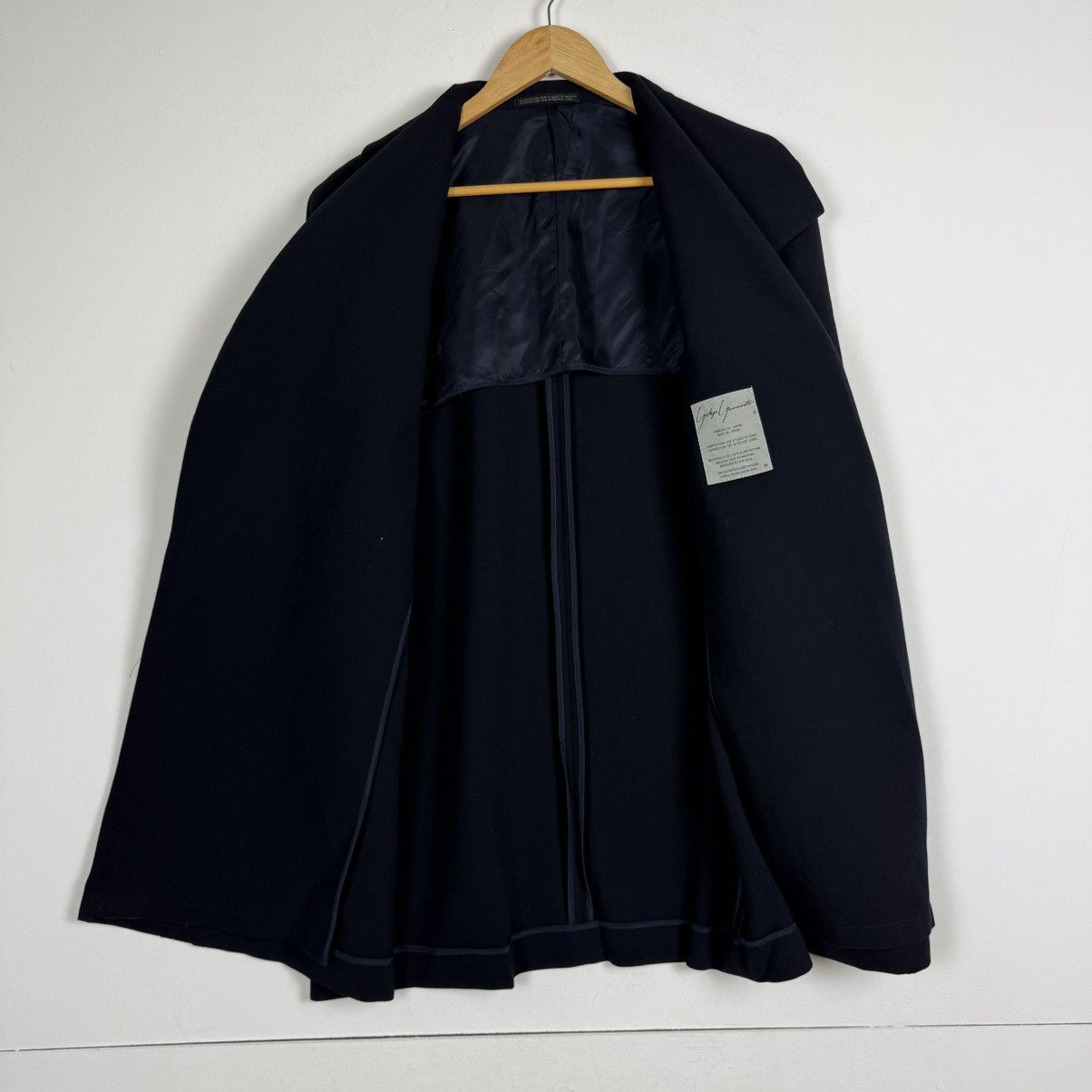 Yohji Yamamoto Yohji Yamamoto Navy Poncho Size US M / EU 48-50 / 2 - 8 Thumbnail
