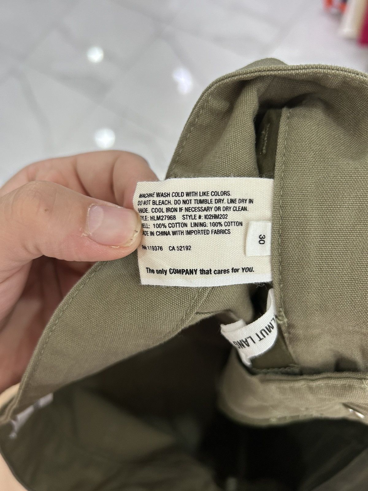 Helmut Lang Helmut Lang Khaki Carpenter pants Size US 31 - 6 Thumbnail