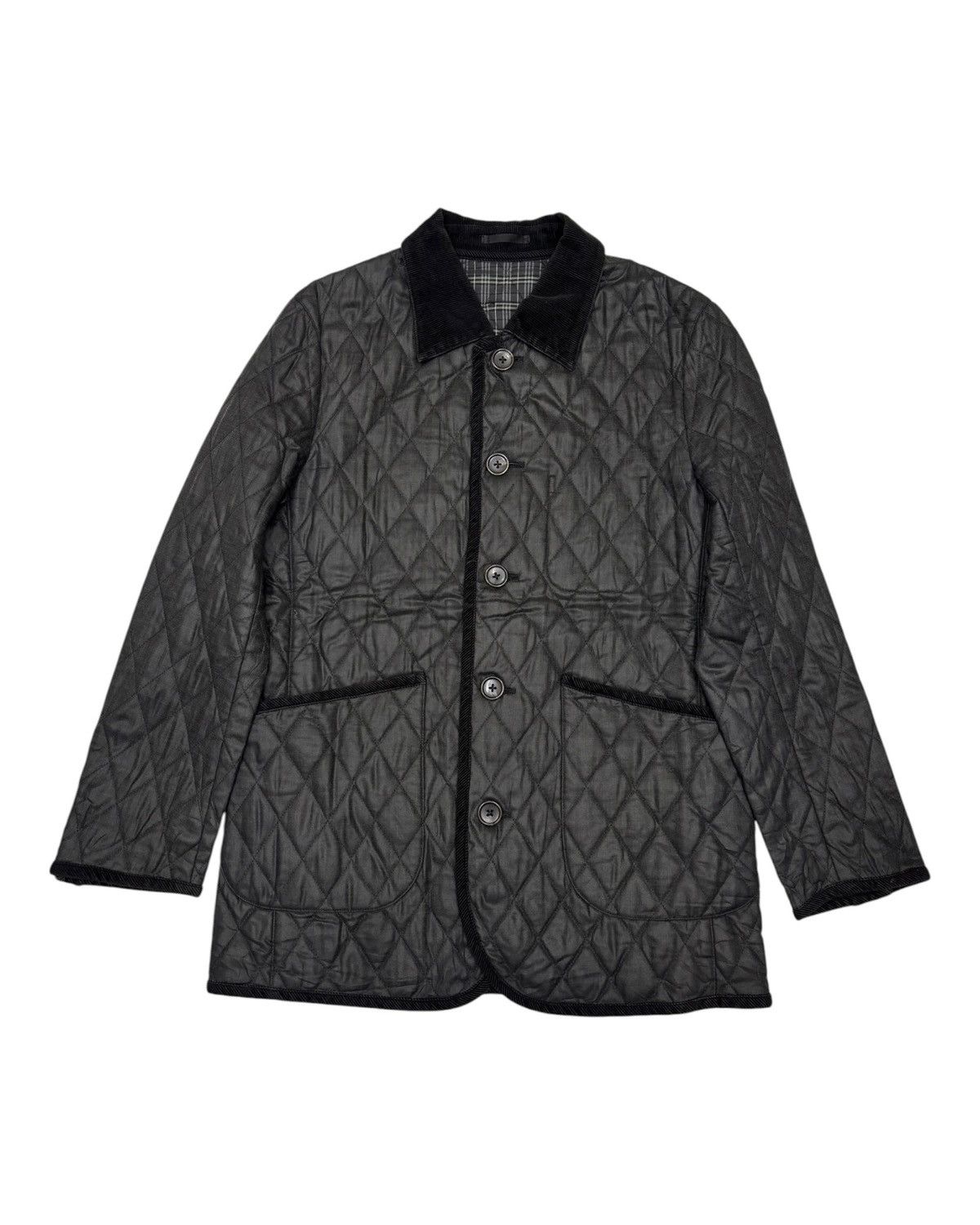 Burberry Black Label Quilted Jacket Overcoat Size US M / EU 48-50 / 2 - 1 Thumbnail