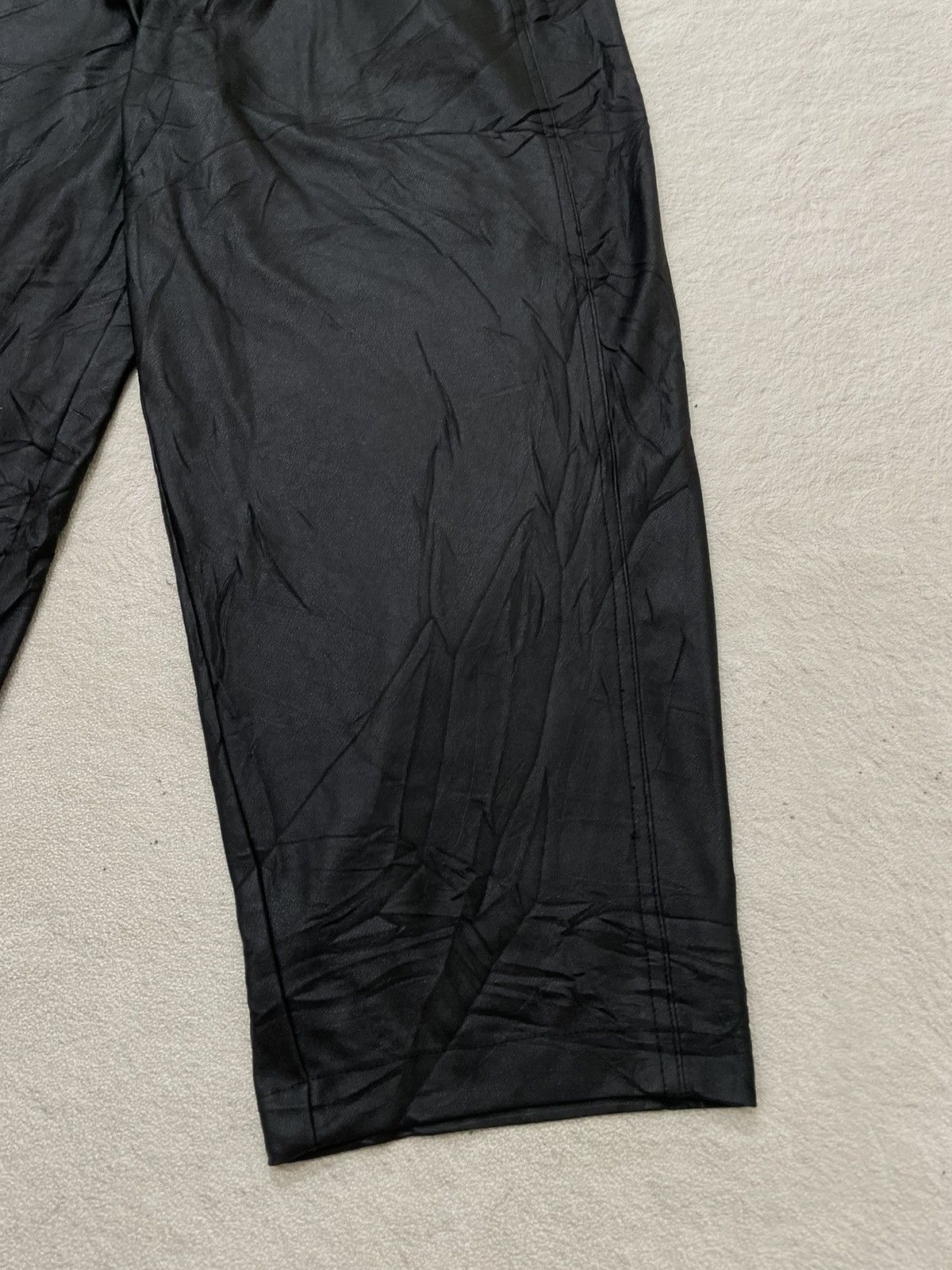 Japanese Brand 2000s Zara Black Pleated Trousers – Relaxed Fit Japanese Y2K Size US 36 / EU 52 - 3 Thumbnail