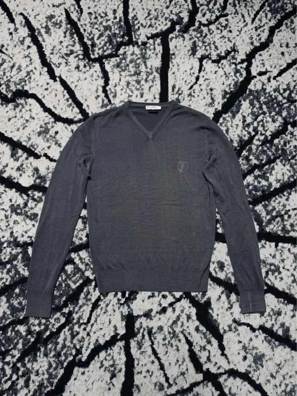 Versace Sweter Versace Collection szare logo S Size US S / EU 44-46 / 1 - 1 Thumbnail
