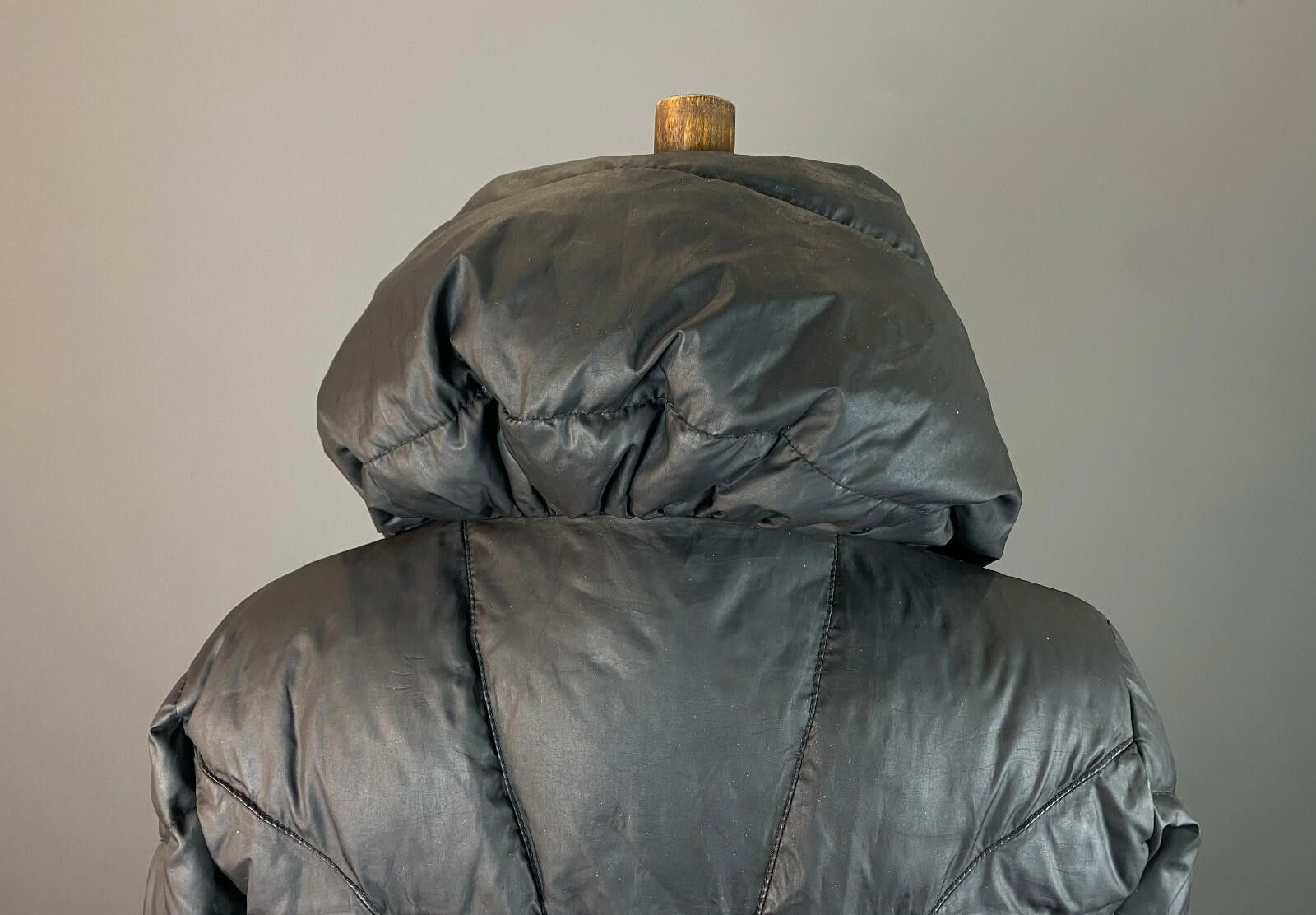Designer Karem Millen Black Button Down Quilted Puffer Jacket Size 10 Size L / US 10 / IT 46 - 6 Thumbnail