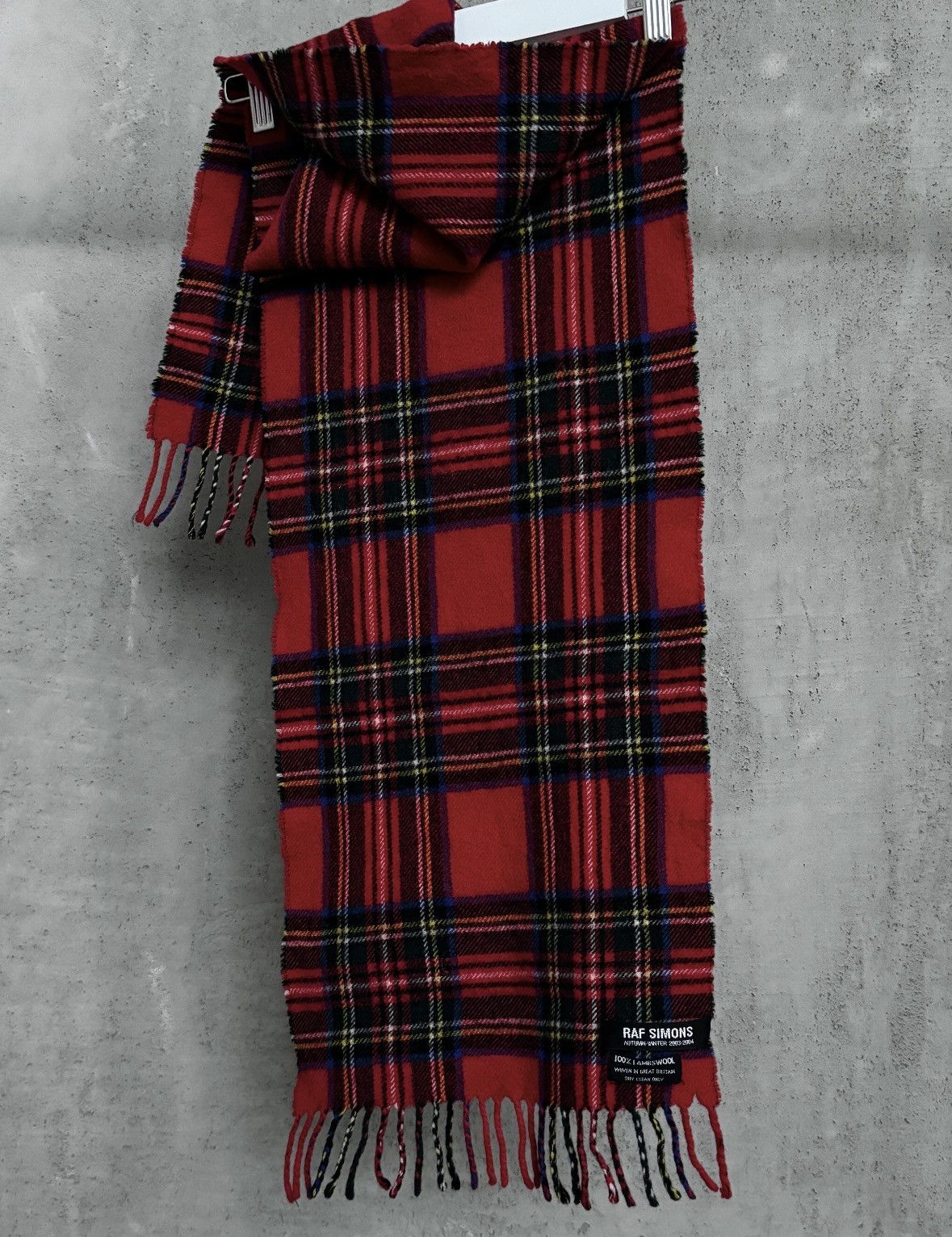 Raf Simons Raf Simons Royal Stewart Tartan Lambswool Scarf AW03 Size ONE SIZE - 1 Thumbnail