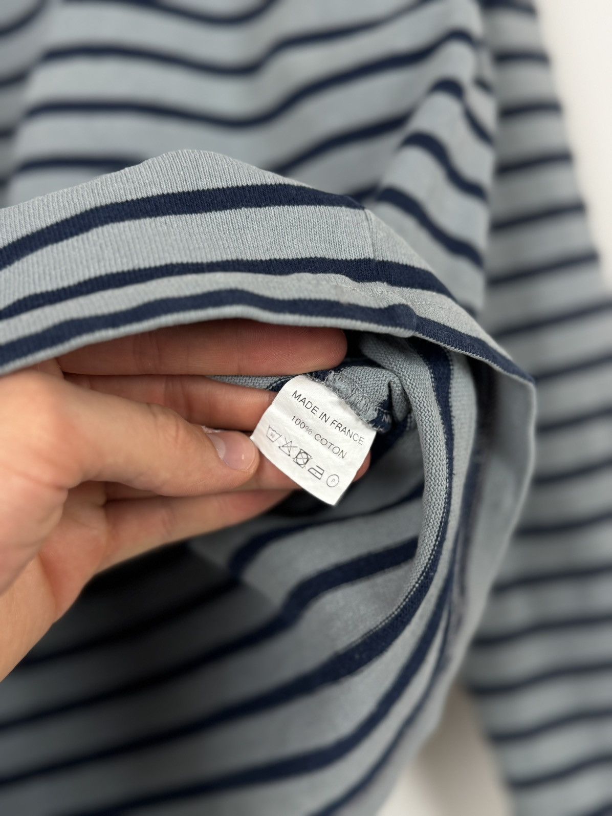 Vintage 1990’s Vintage Le Minor Striped Long Sleeve T-Shirt Size US M / EU 48-50 / 2 - 9 Thumbnail