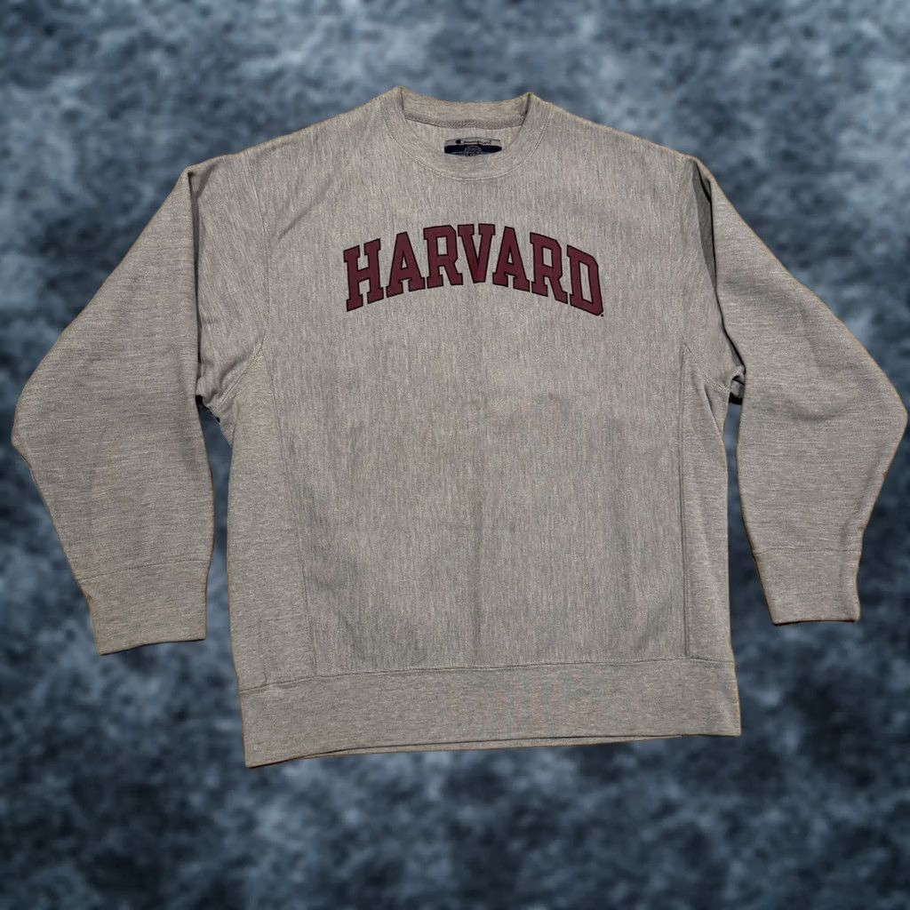 Champion Vintage Champion Reverse Weave Harvard University Crewneck Sweatshirt Vtg Medium Size US M / EU 48-50 / 2 - 1 Thumbnail