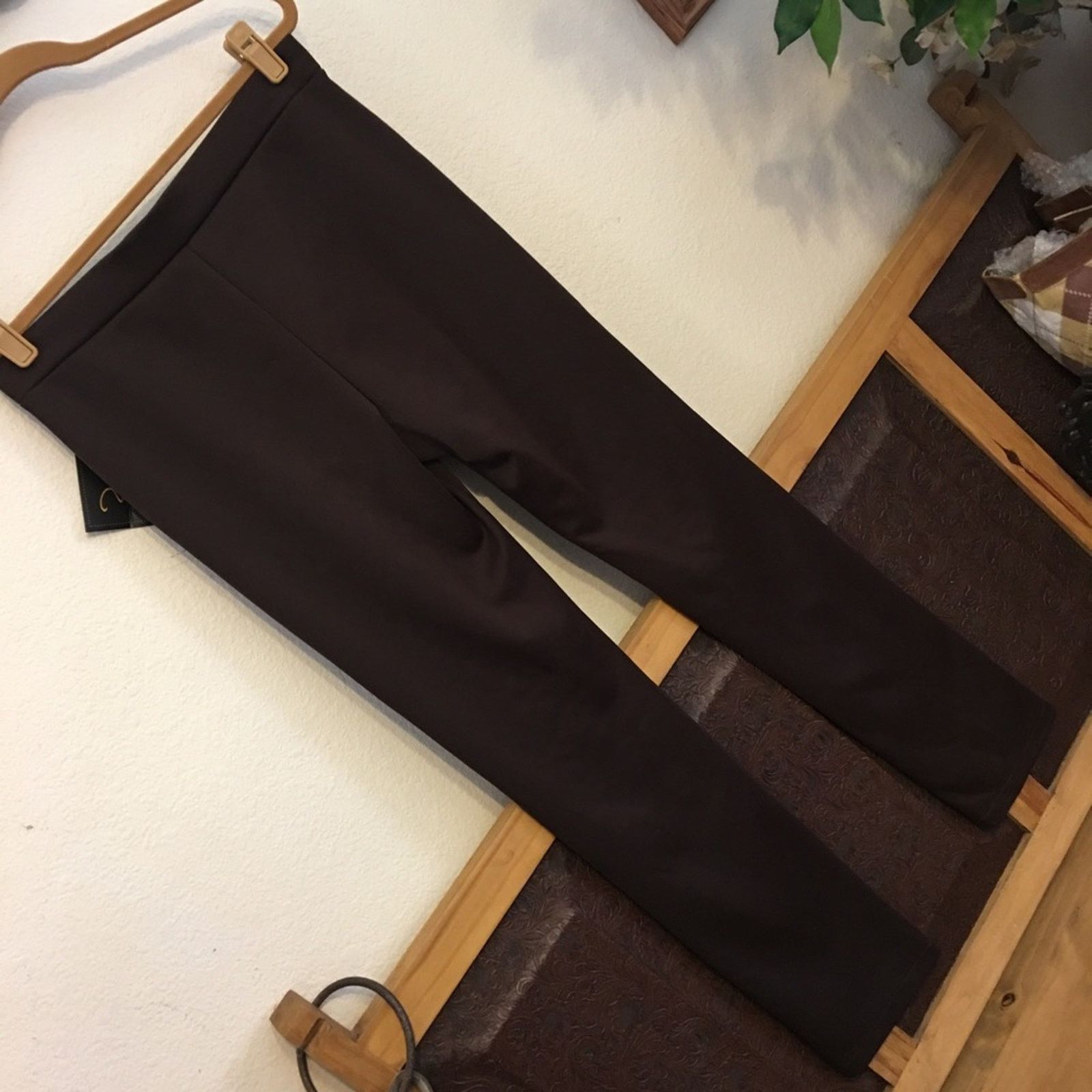 Other Urim Apparel Brown stretch dress pants NWT L Size 31" - 5 Thumbnail