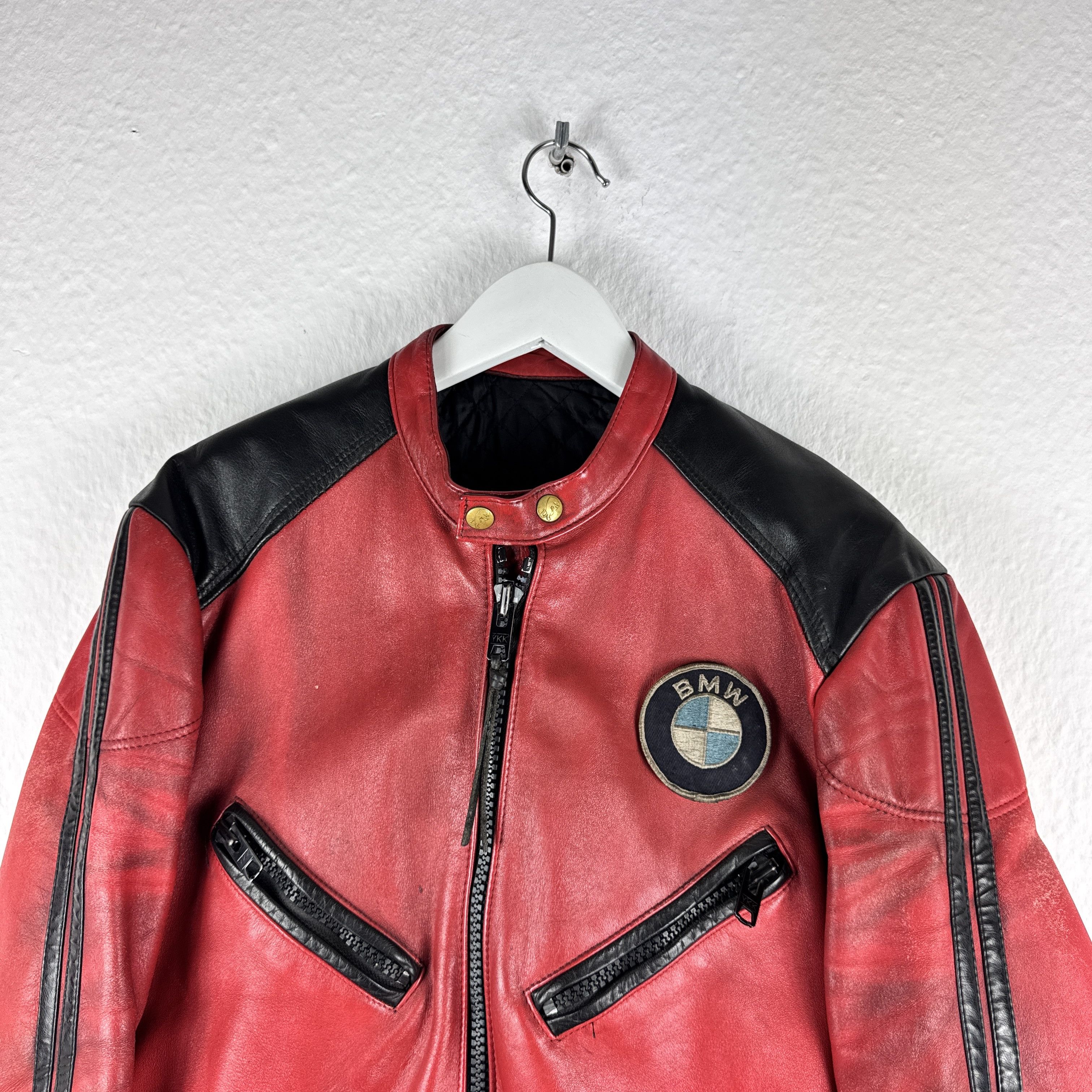 Vintage Vintage 80's BMW Leather Jacket Furygan Racing Jacket Size S Size US S / EU 44-46 / 1 - 3 Thumbnail
