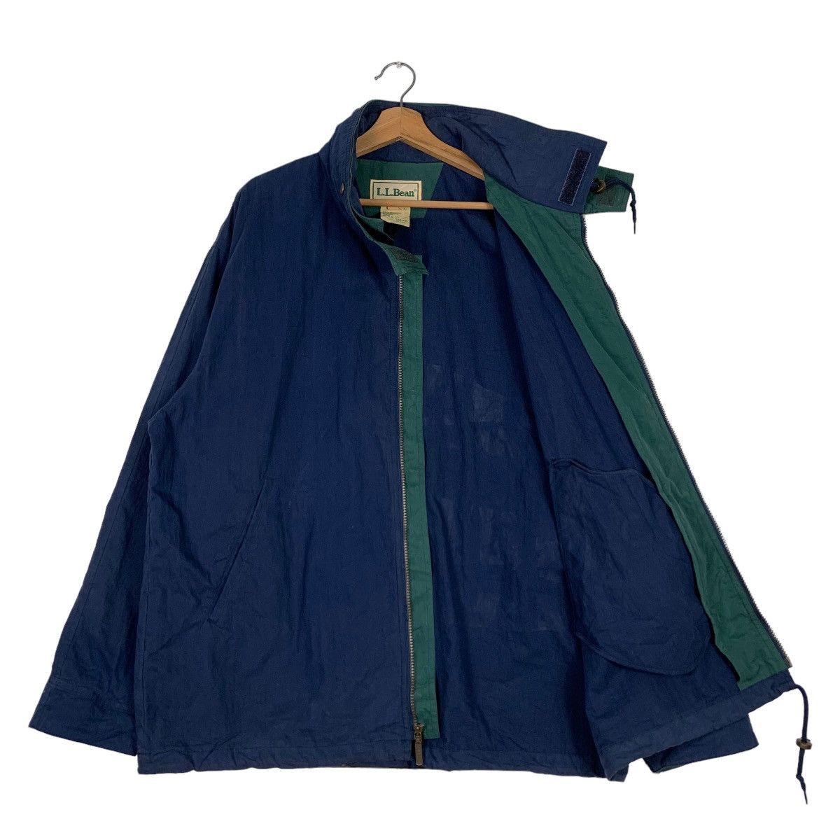 L.L. Bean Vintage L.L.BEAN Blue Outdoor Jacket #0550-C25 Size US L / EU 52-54 / 3 - 9 Thumbnail