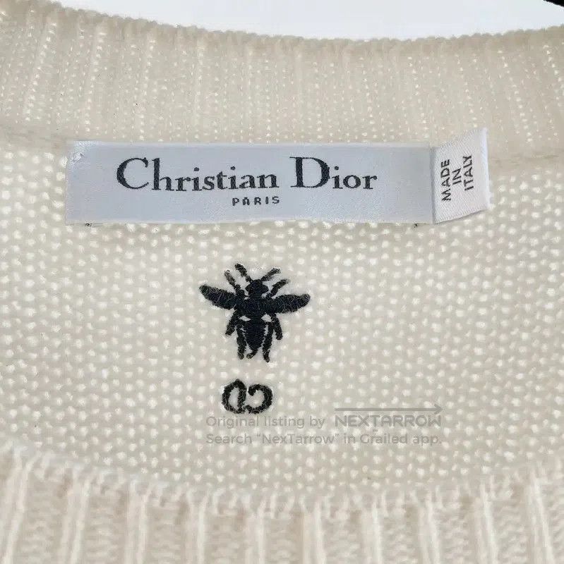 Dior Dior White Cashmere Long Sleeve Sweater . Size S / US 4 / IT 40 - 5 Thumbnail