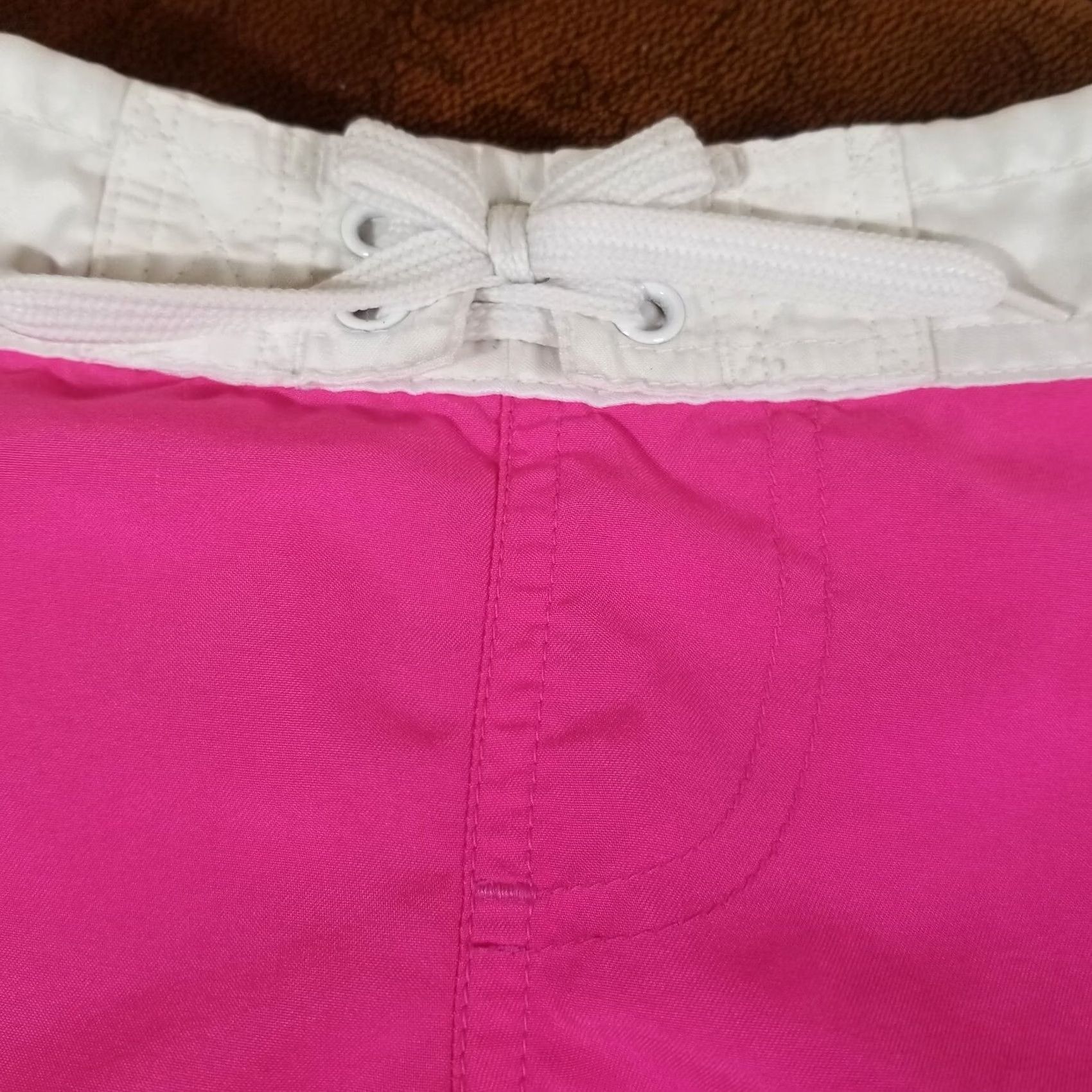 Ocean Pacific Neon Pink Surf Swim Board Shorts W/White Trim Ocean Pacific OP Small (6-6X) Short Teens S Pink Ocean Pacific Neon Beach Summer Activewear Size 28" / US 6 / IT 42 - 2 Thumbnail
