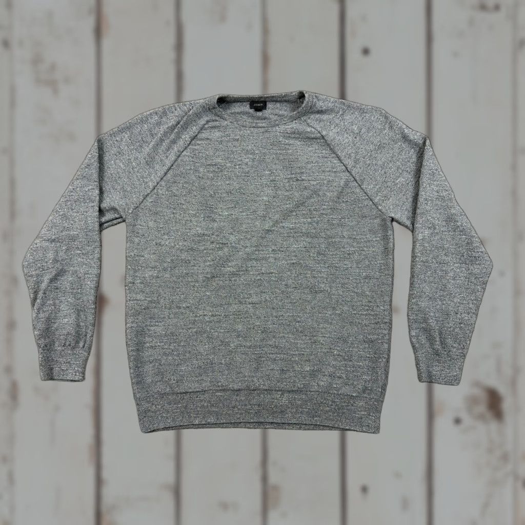 J.Crew J Crew Sweater Mens XL Gray Crew Neck Pullover Long Sleeve Cotton Breathable Size US XL / EU 56 / 4 - 1 Thumbnail