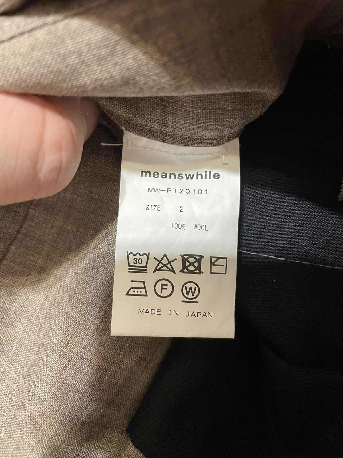 meanswhile Meanswhile wool high waist pants Size US 34 / EU 50 - 4 Thumbnail