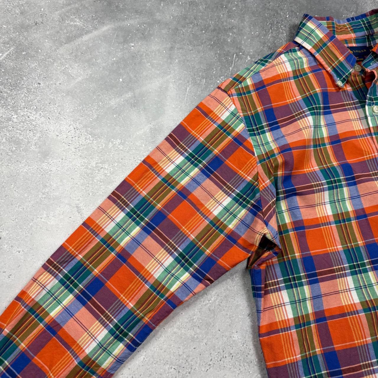 Ralph Lauren Ralph Lauren Slim Fit Stretch Oxford Plaid Button-Up Shirt Size US M / EU 48-50 / 2 - 8 Thumbnail
