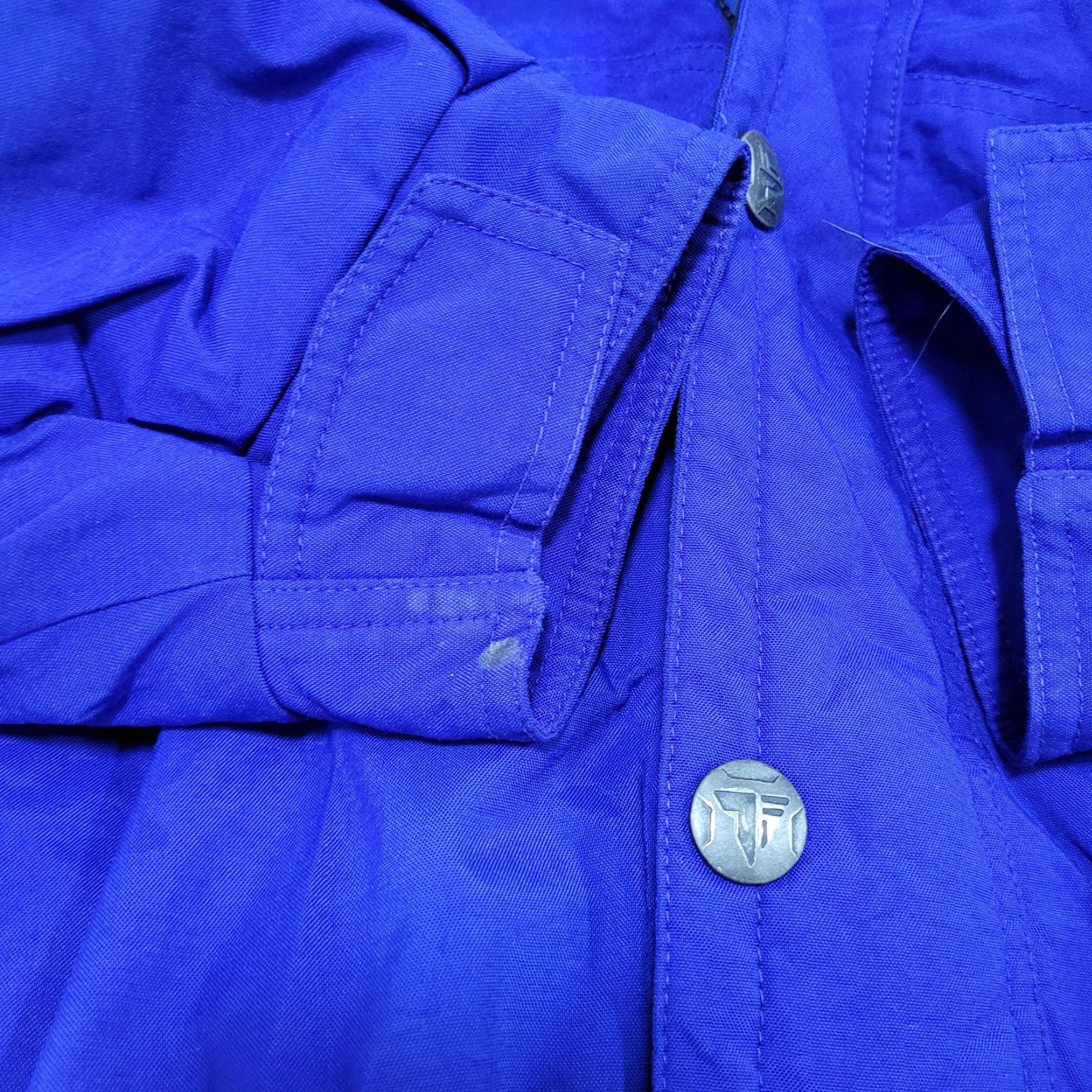 Vintage VINTAGE TYROLIA TYROLIA Celtech Waterproof Hooded Insulated Ski Jacket Large L Blue Men Jacket Size US L / EU 52-54 / 3 - 7 Thumbnail