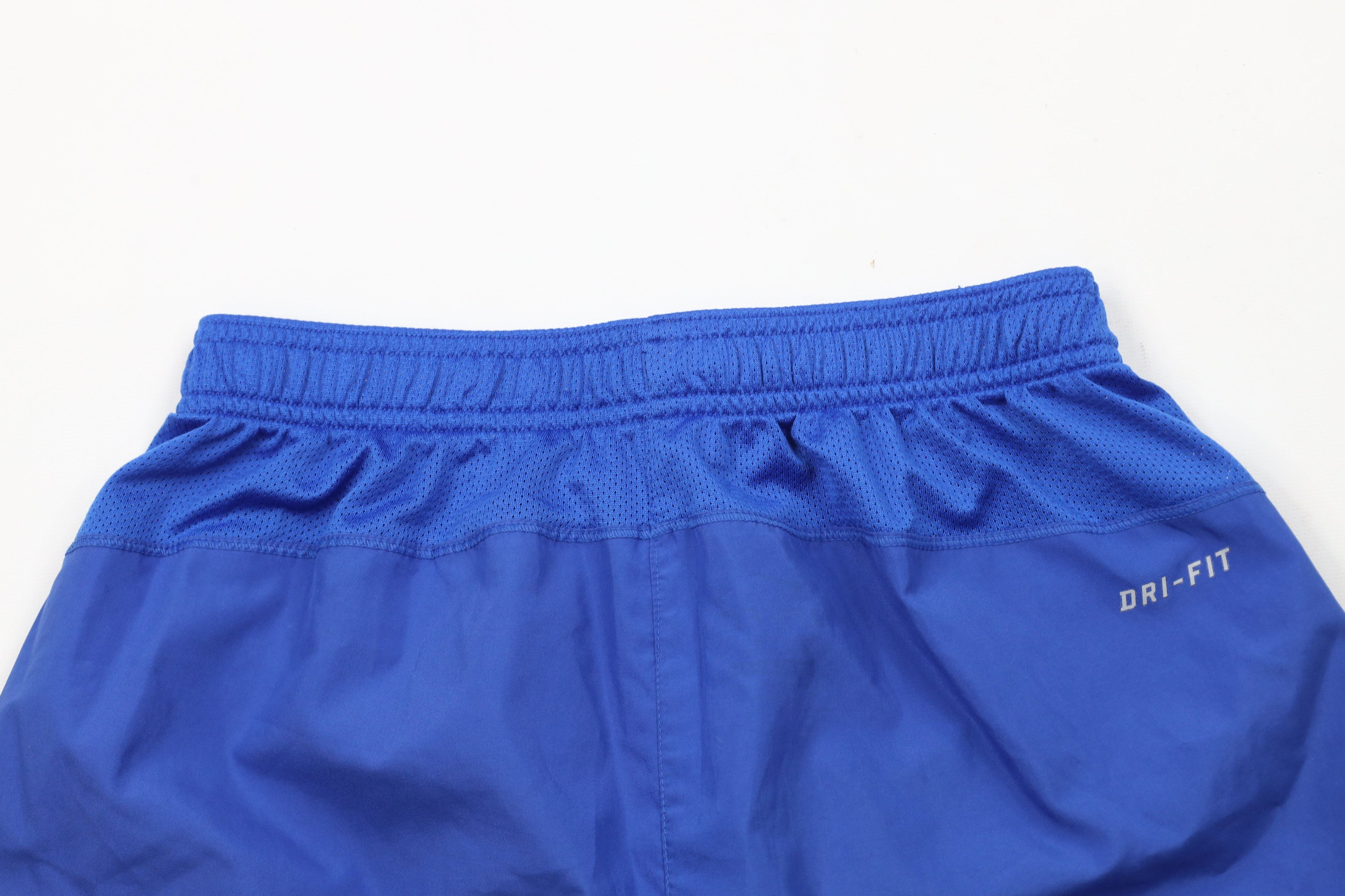 Nike × Vintage Vintage Nike Scott Mini Swoosh Above Knee Soccer Shorts Blue Size US 30 / EU 46 - 9 Thumbnail
