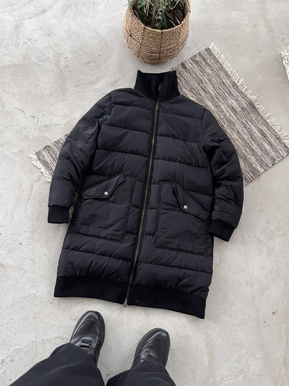 Diesel Vintage Diesel Black Reversible Parka Jacket Avantgarde Y2K Size M / US 6-8 / IT 42-44 - 2 Thumbnail
