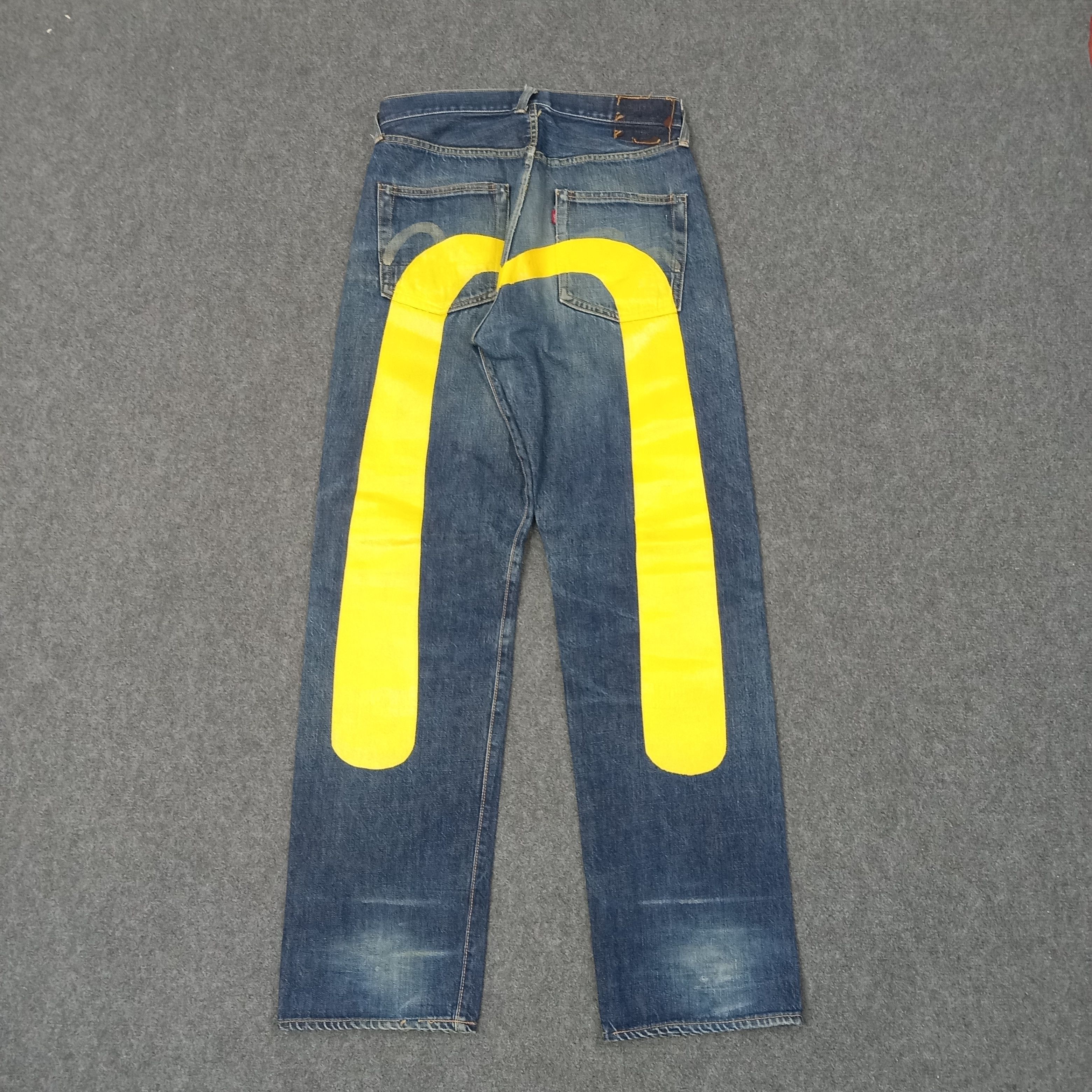 Japanese Brand Evis Japanese Brand Daicock Custom Art Denim Jeans C244N22 Size US 30 / EU 46 - 1 Thumbnail