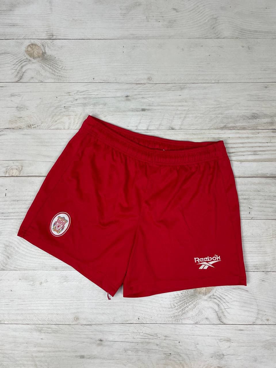 REEBOK LIVERPOOL 1996 1998 HOME FOOTBALL SOCCER SHORTS