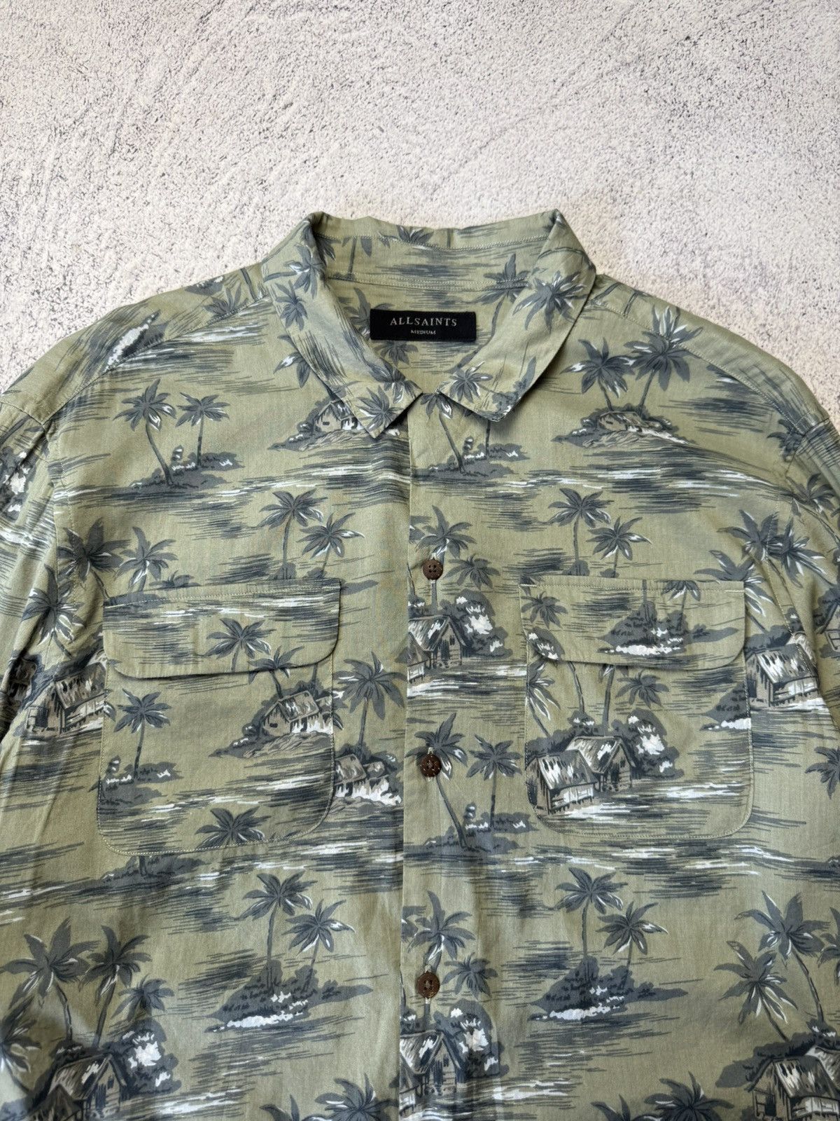 Allsaints Designer Allsaints AWA Hawaii crazy oversize shirt Size US M / EU 48-50 / 2 - 16 Thumbnail